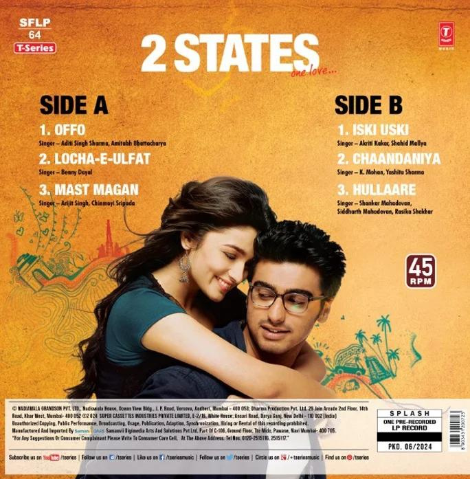 2 STATES - VINYL RECORD ( SPLATTER ) - thumbnail 4