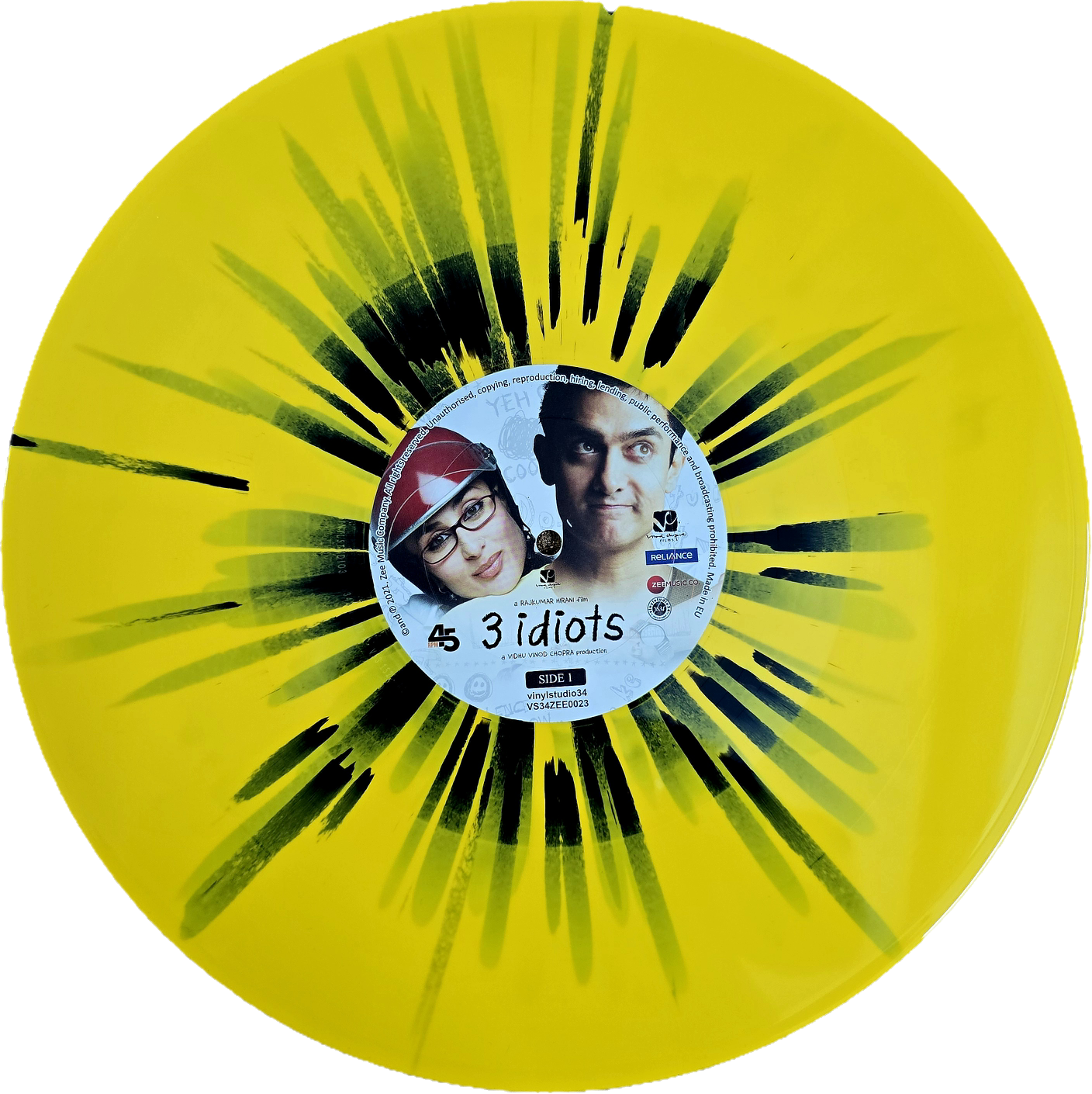 3 IDIOTS - VINYL RECORD ( SPLATTER ) - thumbnail 3