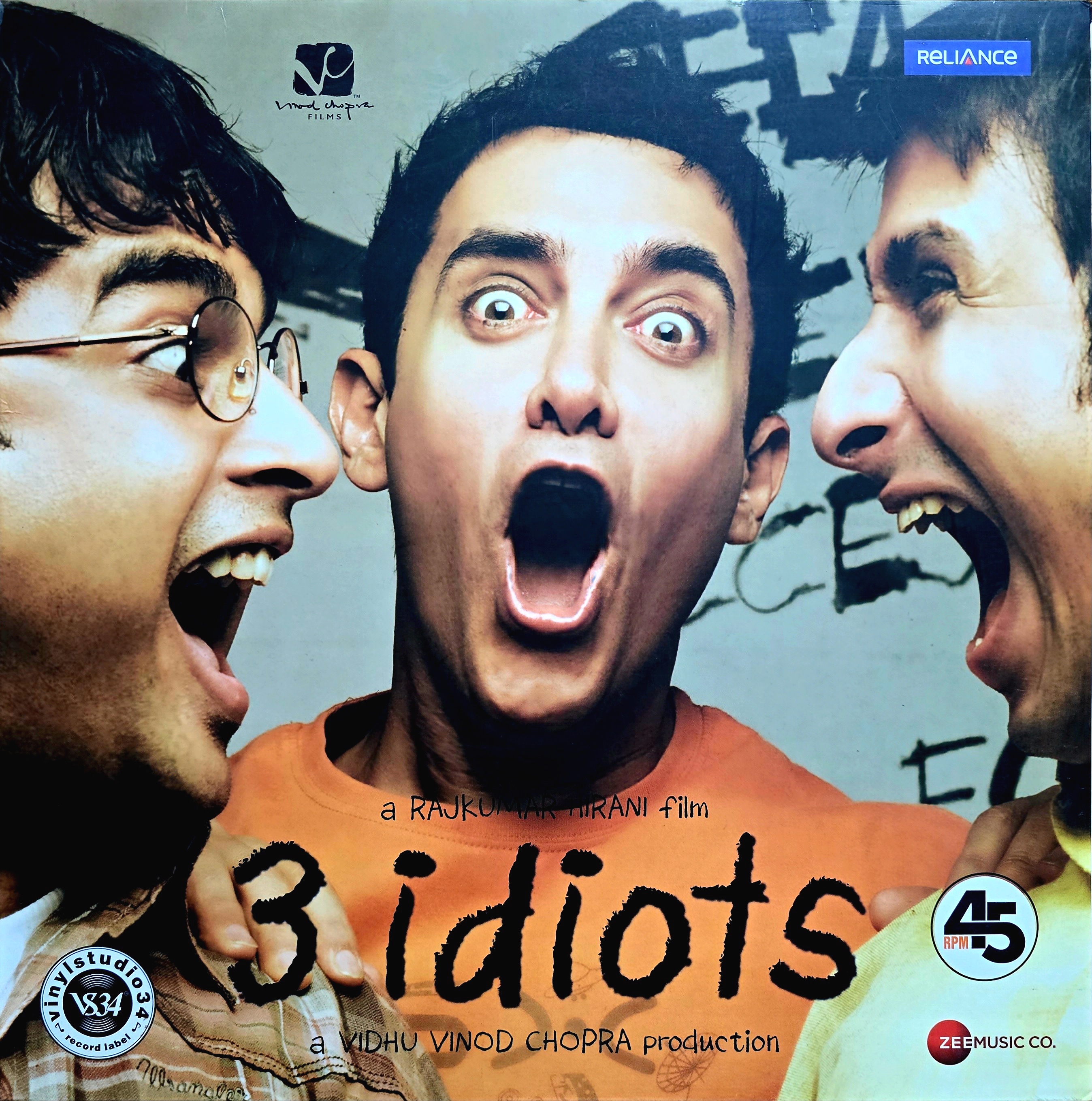 3 IDIOTS - VINYL RECORD ( SPLATTER ) - thumbnail 1