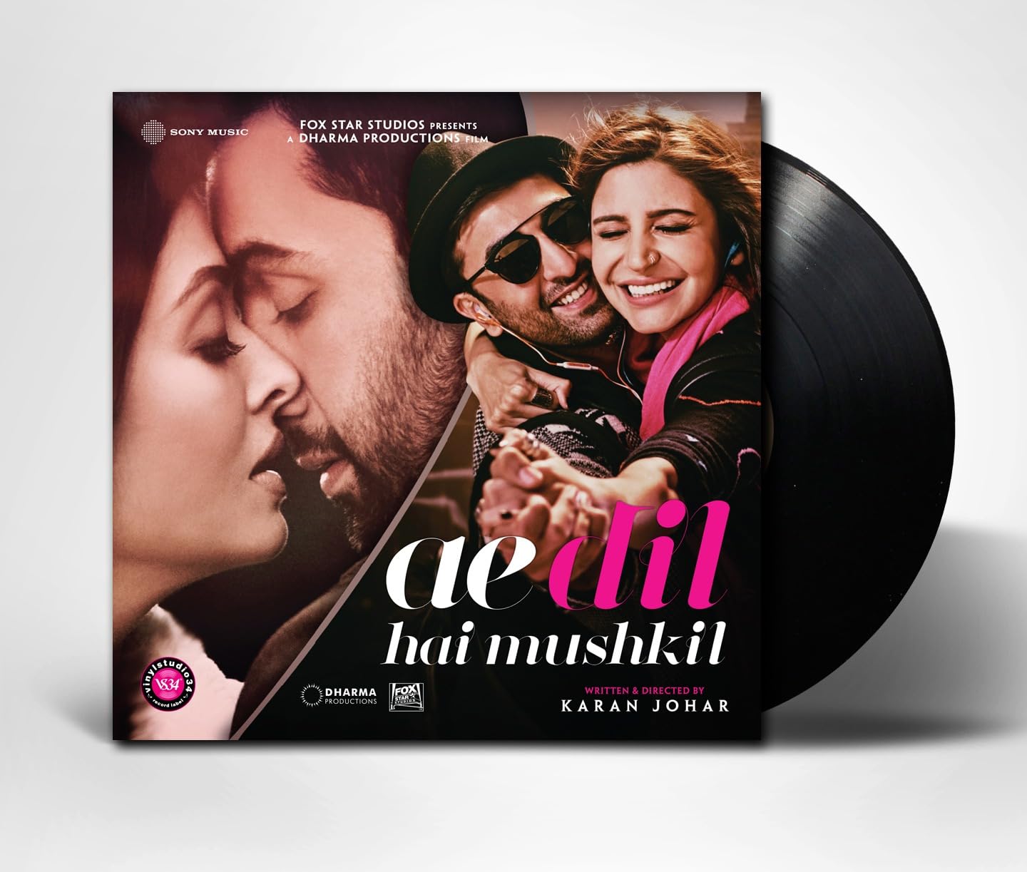 AE DIL HAI MUSHKIL - VINYL RECORD ( 2ND ISSUE ) - thumbnail 1