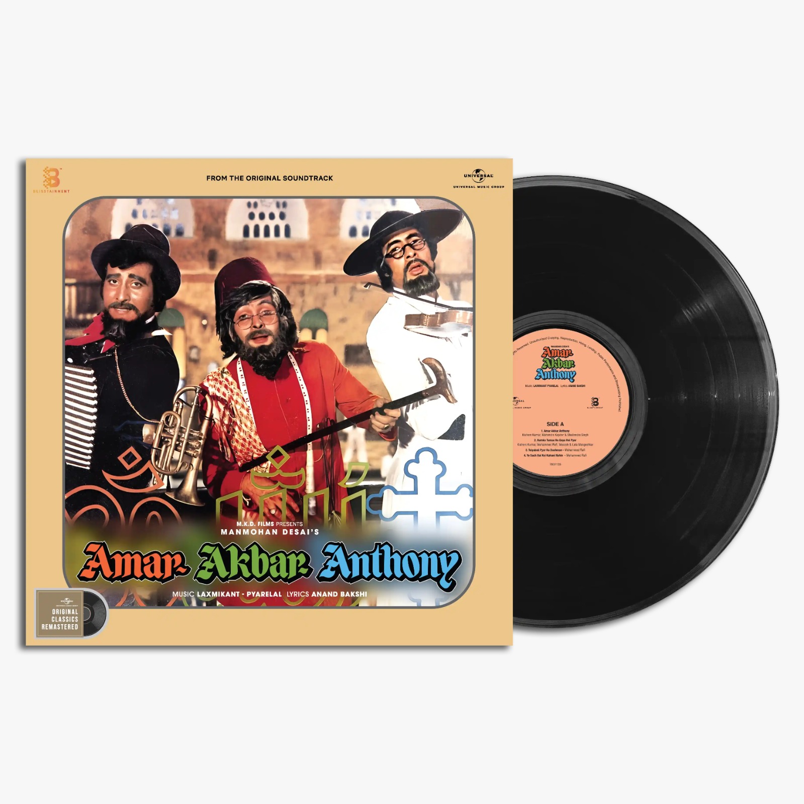 AMAR AKBAR ANTHONY - VINYL RECORD ( PRE BOOK ) - thumbnail 1