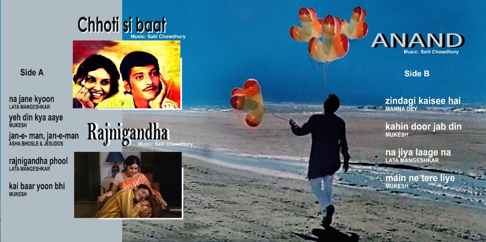 ANAND / RAJNIGANDHA / CHHOTI SI BAAT - VINYL RECORD  - thumbnail 2