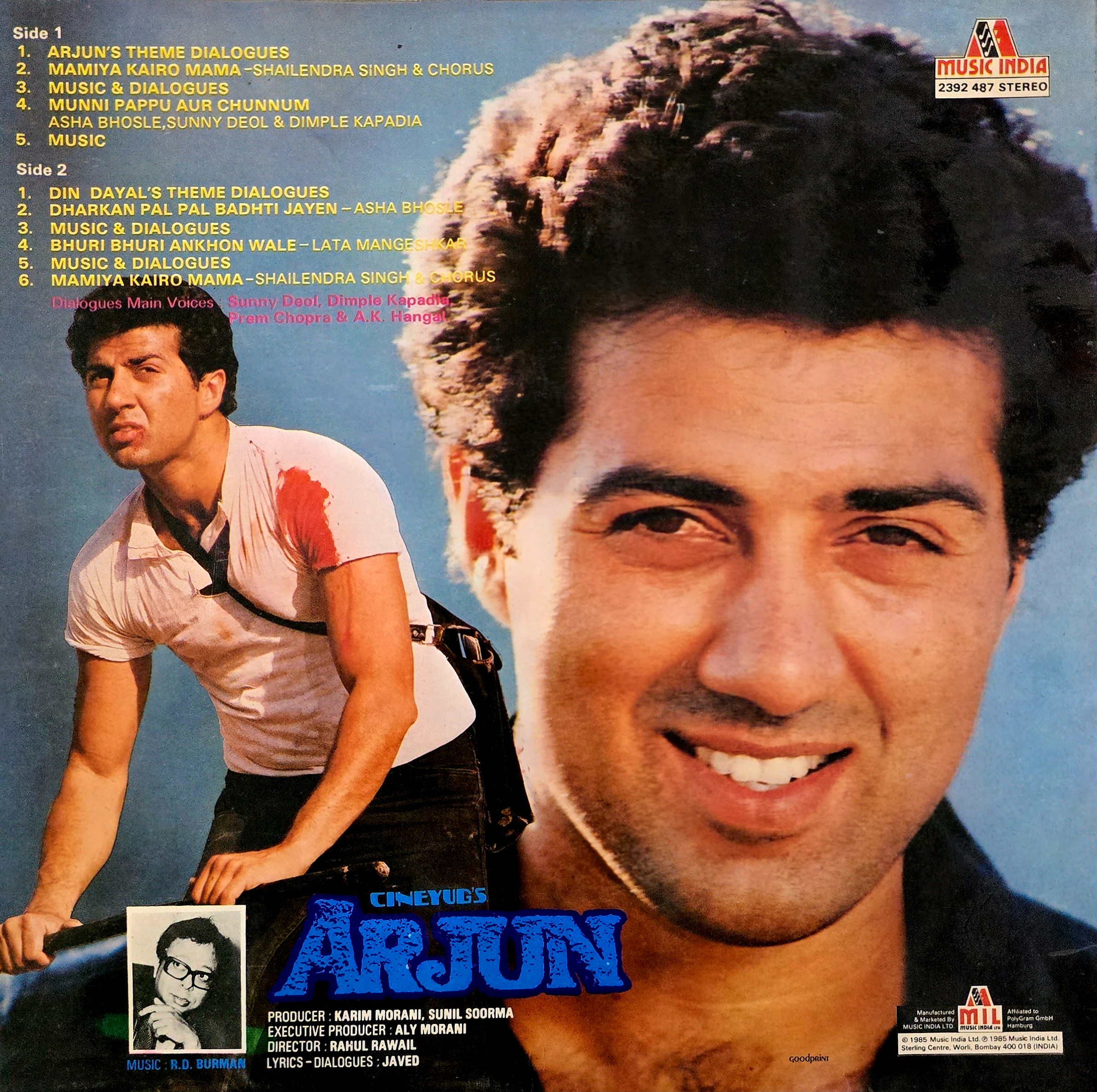 ARJUN - VINYL RECORD ( MUSIC INDIA / 95% ) 2392 487 - thumbnail 2