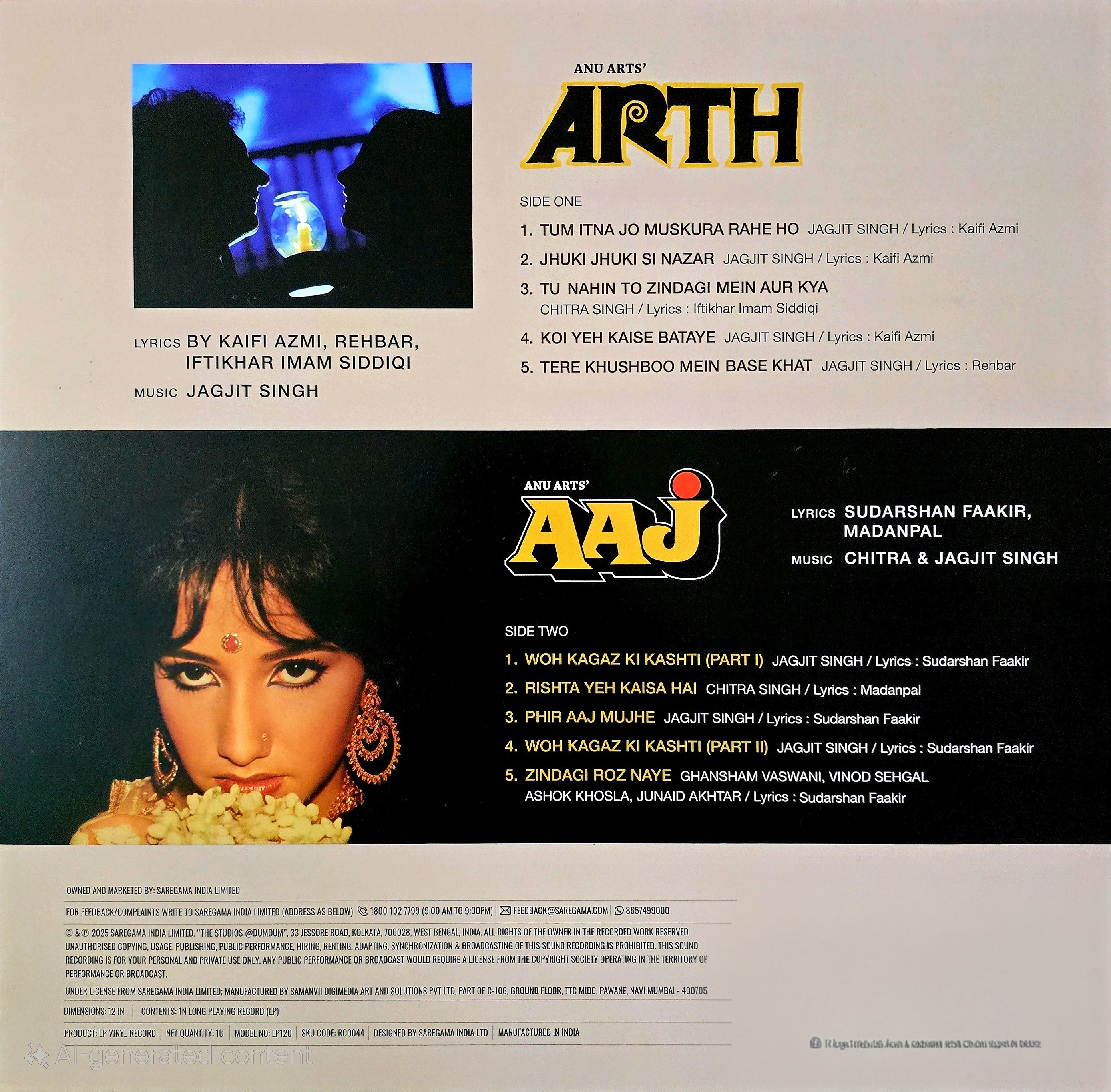 ARTH / AAJ - VINYL RECORD - thumbnail 2