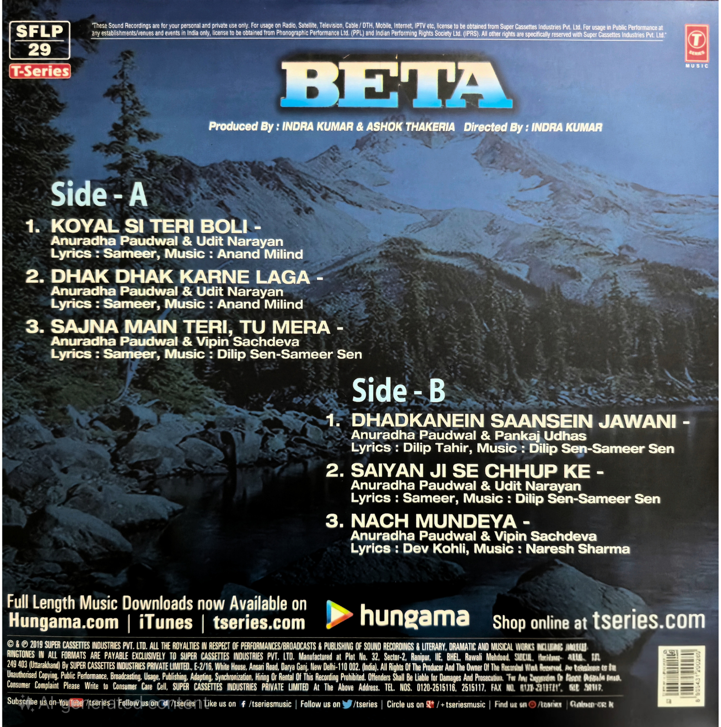 BETA - VINYL RECORD - thumbnail 2