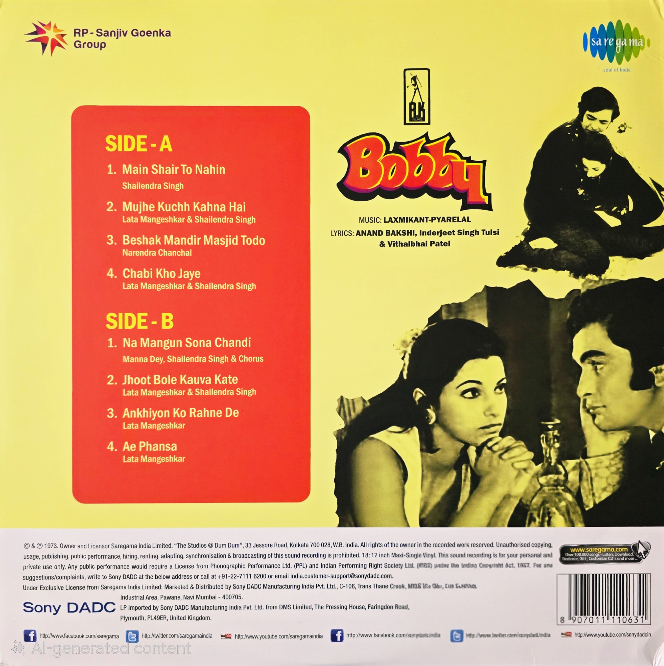 BOBBY - VINYL RECORD - thumbnail 2