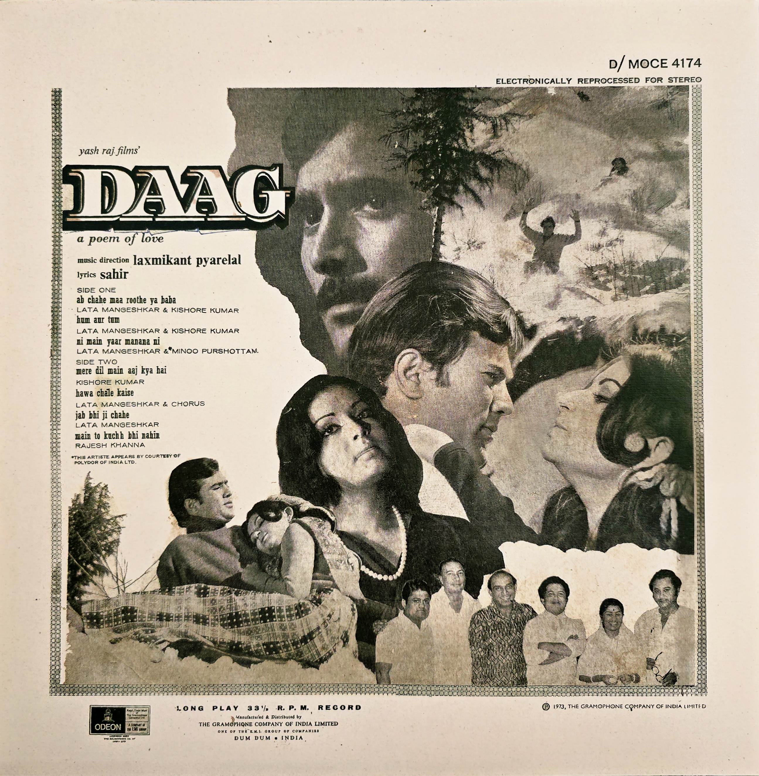 DAAG - LP RECORD ( ODEON / 95% MINT / GENERIC COVER) D/MOCE 4174 - thumbnail 2