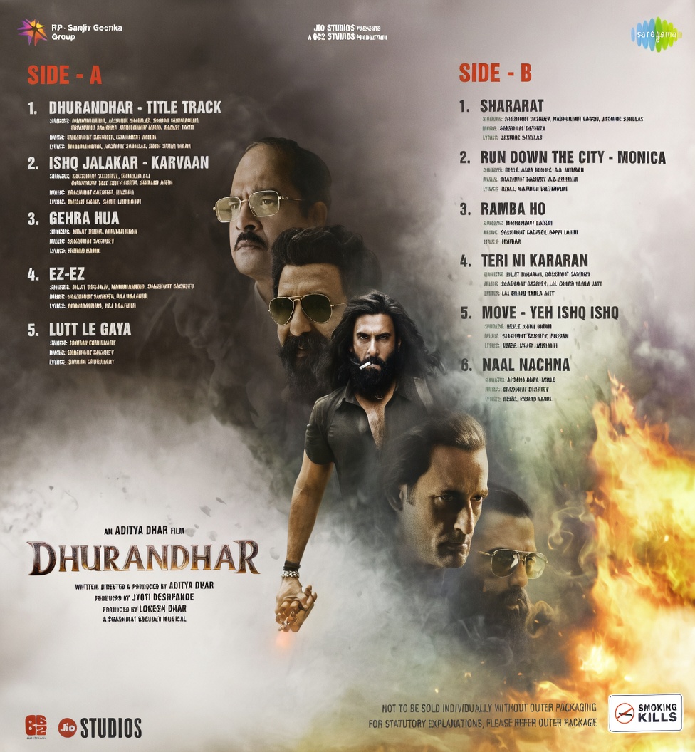 DHURANDHAR - VINYL RECORD ( VINYL ONLY ) - thumbnail 4