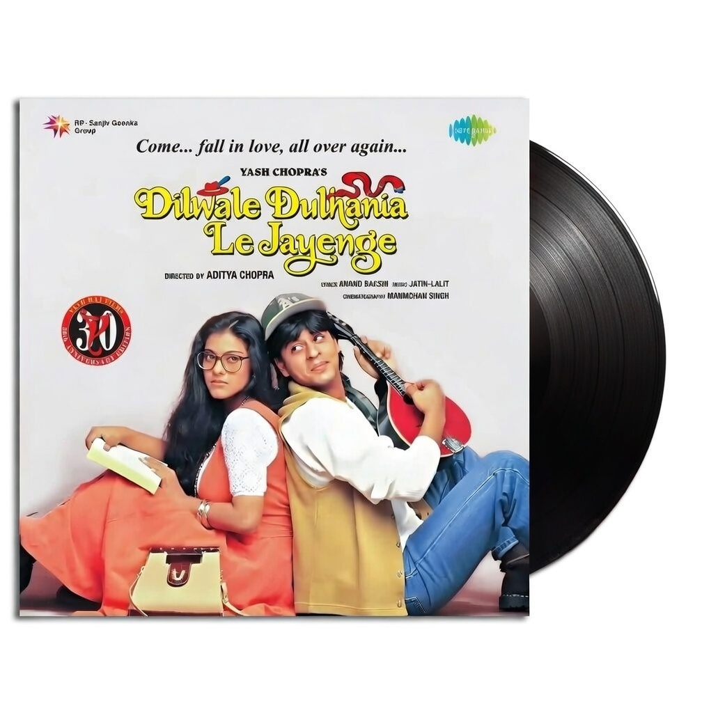 DILWALE DULHANIA LE JAYENGE - VINYL RECORD ( BLACK ) - thumbnail 1