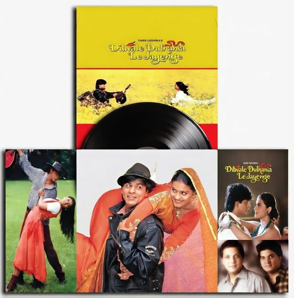 DILWALE DULHANIA LE JAYENGE - VINYL RECORD ( BLACK ) - thumbnail 2
