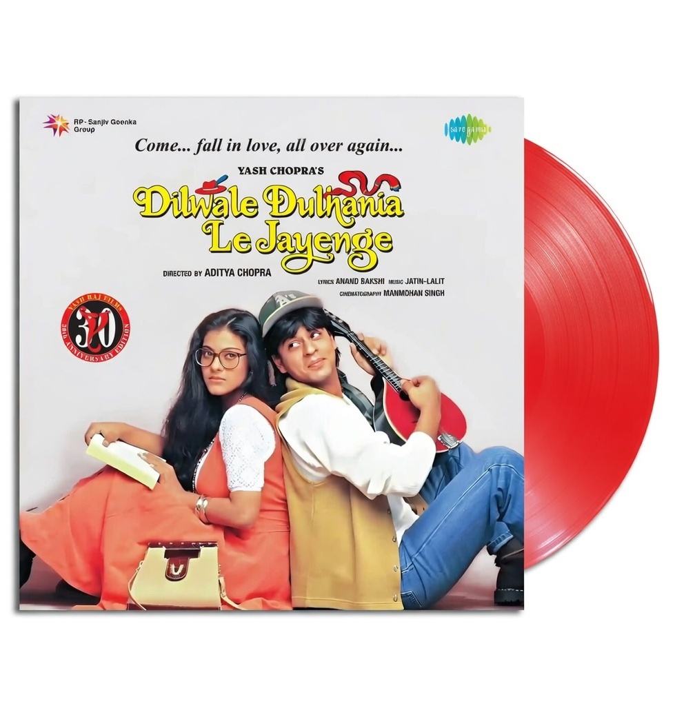DILWALE DULHANIA LE JAYENGE - VINYL RECORD ( COLLECTOR EDITION / RED ) - thumbnail 1