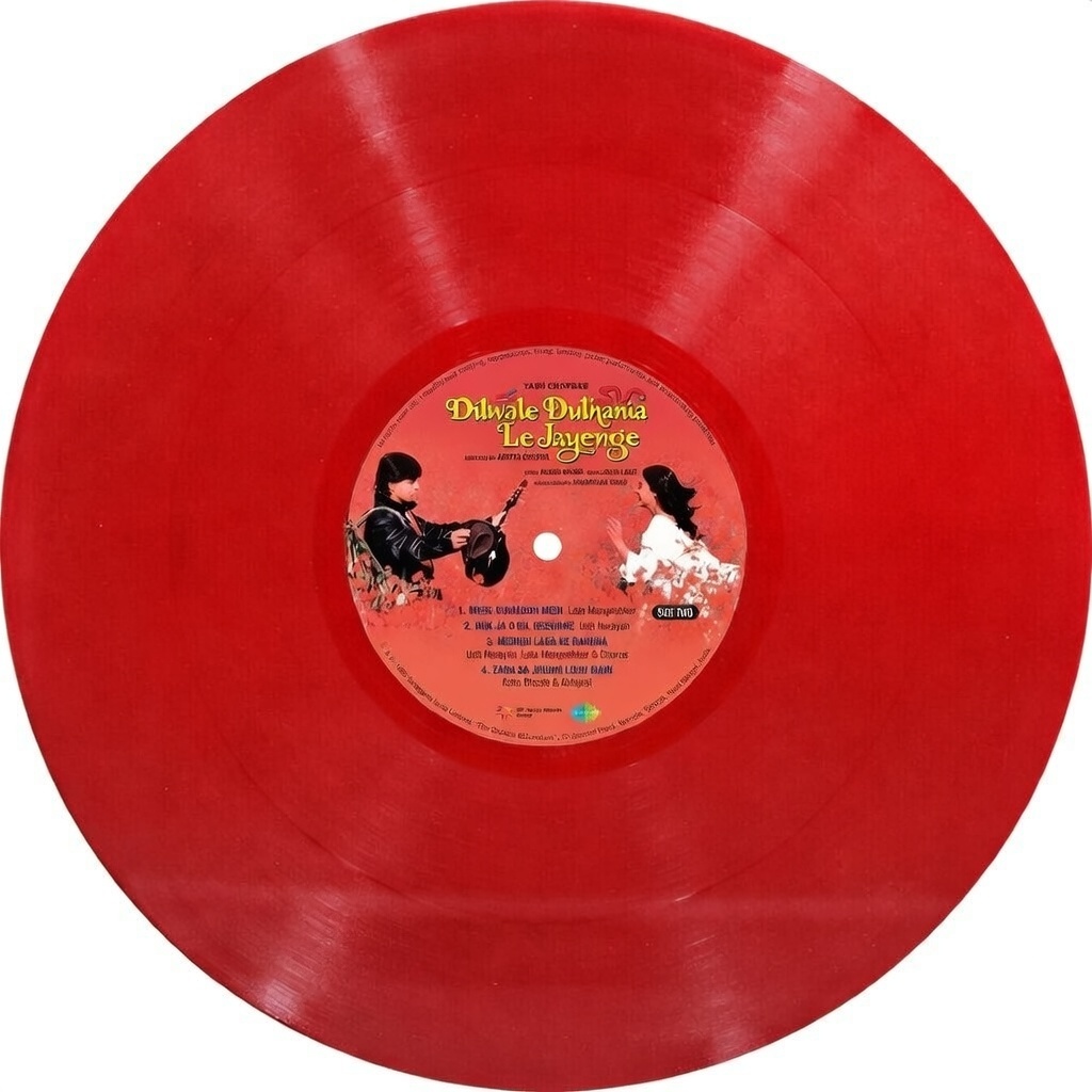 DILWALE DULHANIA LE JAYENGE - VINYL RECORD ( COLLECTOR EDITION / RED ) - thumbnail 3