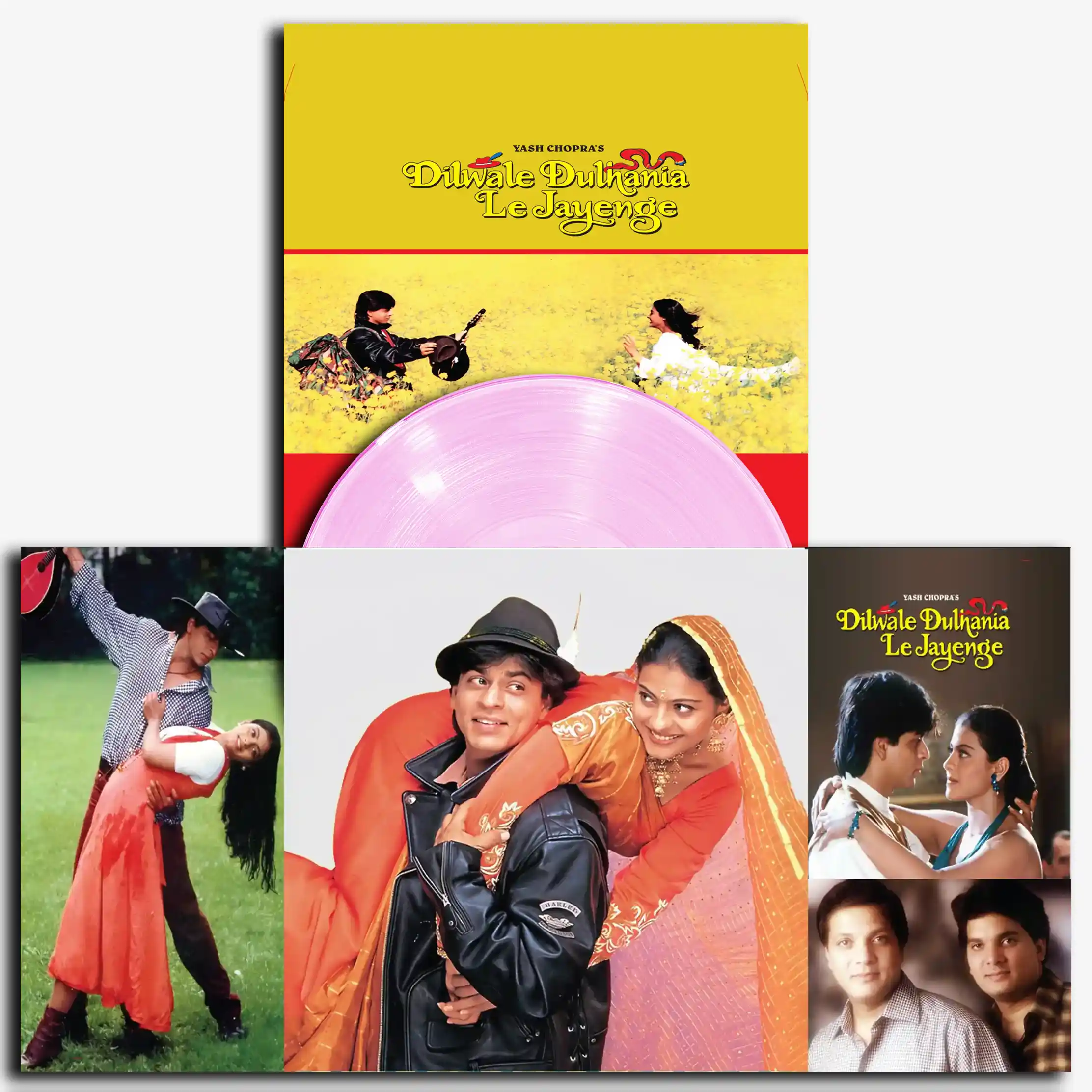 DILWALE DULHANIA LE JAYENGE - VINYL RECORD ( SPECIAL EDITION / PINK VINYL ) - thumbnail 3