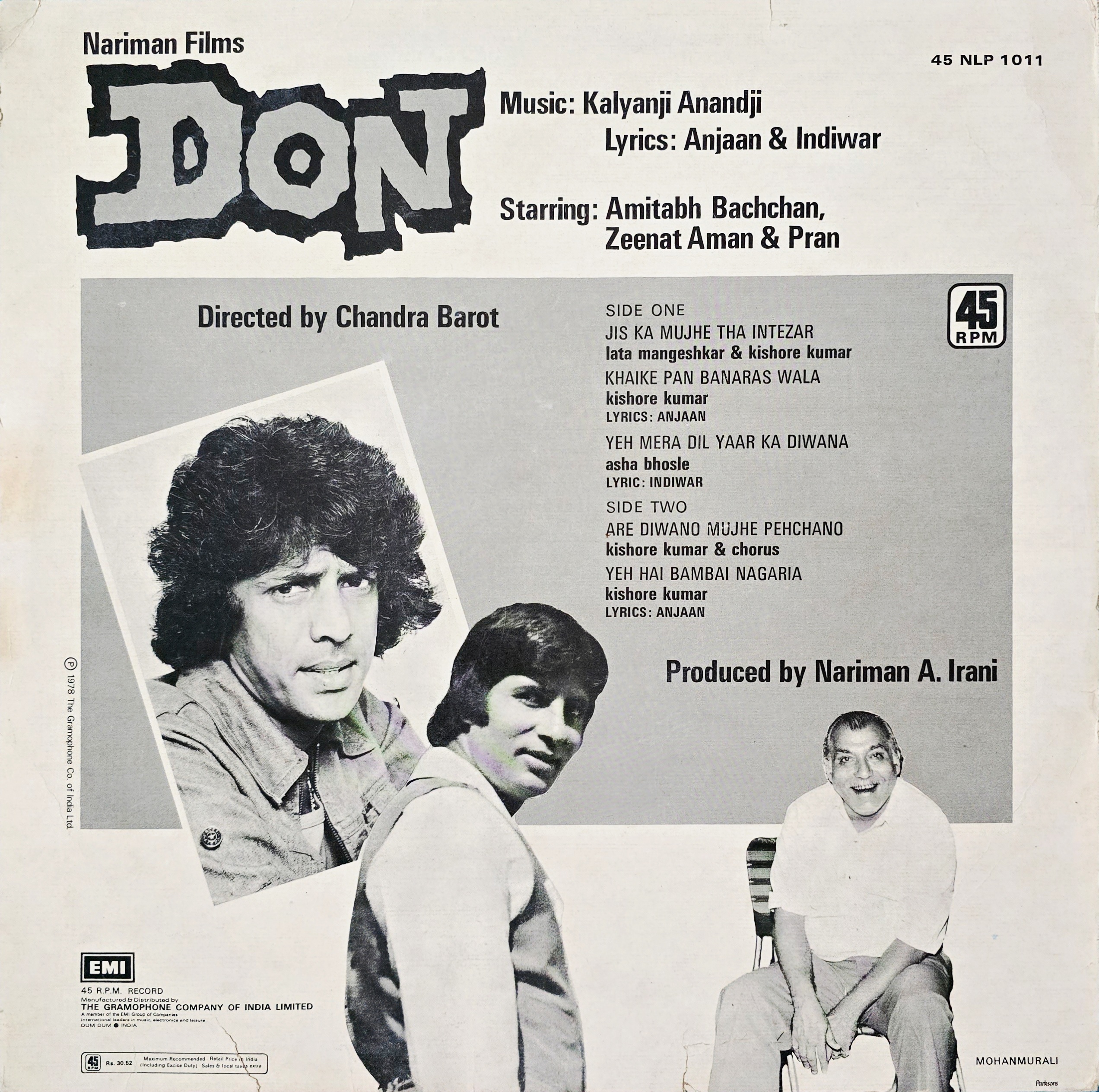 DON - LP RECORD ( HMV / MINT ) 45 RPM : NLP 1011 - thumbnail 2
