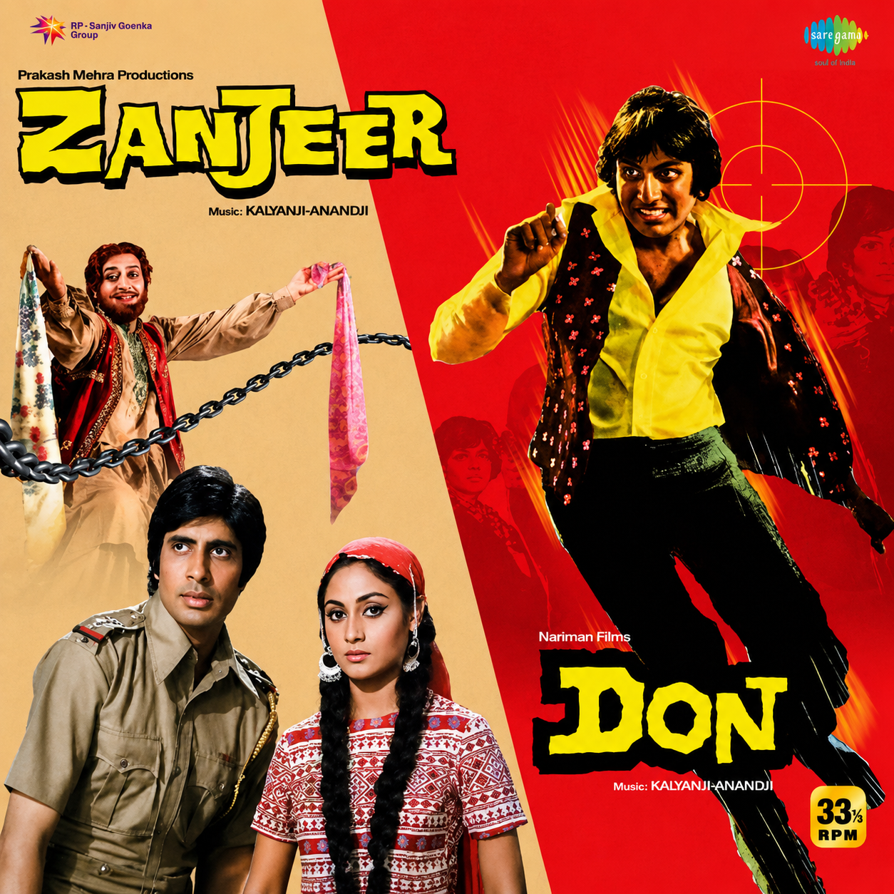 DON / ZANJEER - VINYL RECORD ( PRE BOOK ) - thumbnail 1