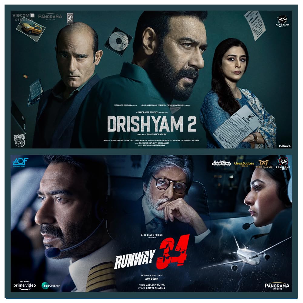 DRISHYAM 2 / RUNWAY 34 - VINYL RECORD - thumbnail 1