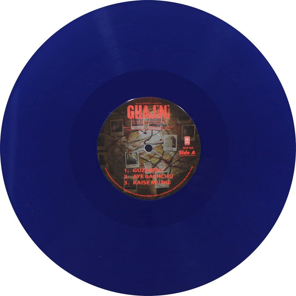 GHAJINI - VINYL RECORD ( NAVY BLUE ) - thumbnail 3