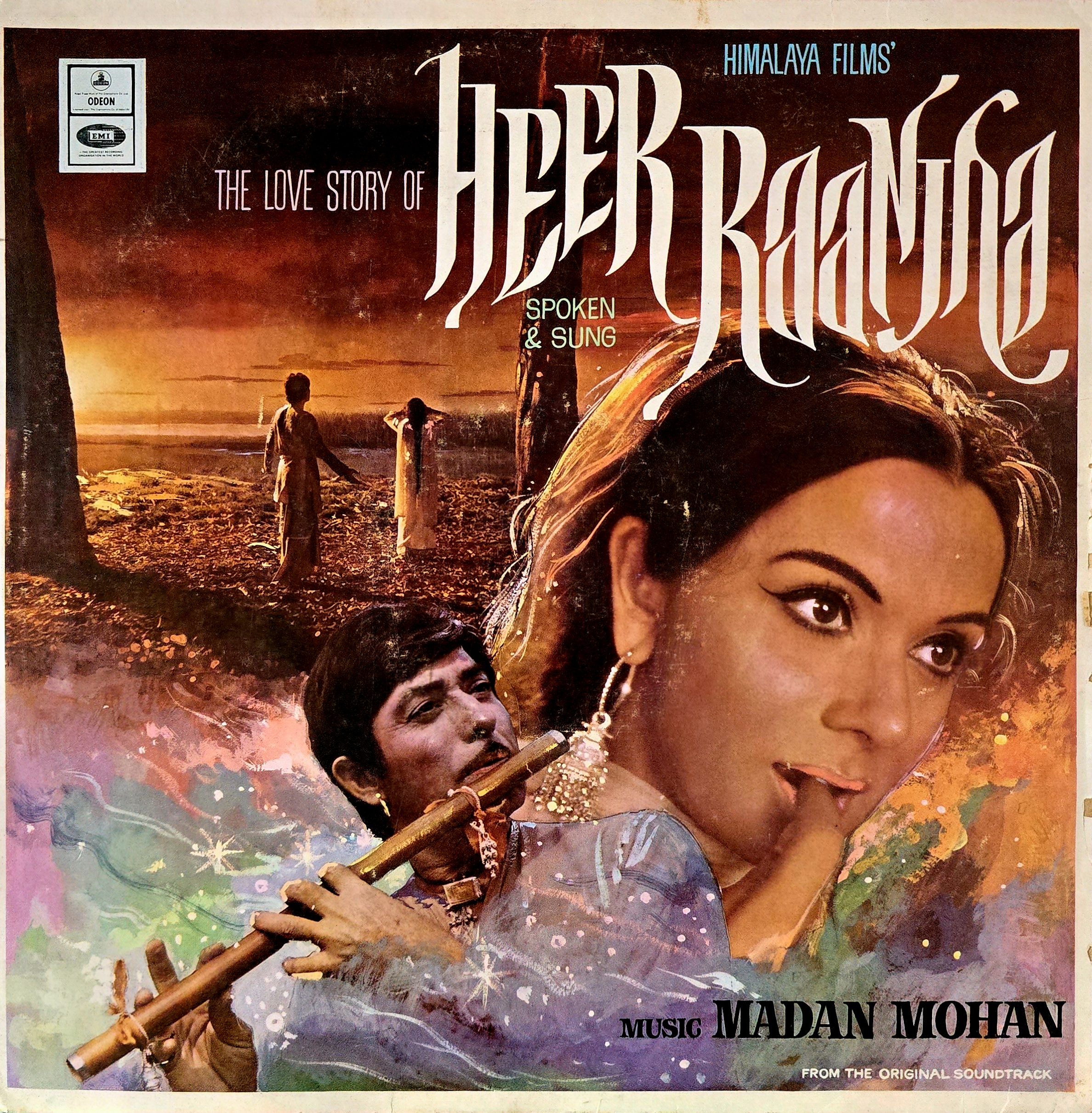 HEER RAANJHA - VINYL RECORD ( ODEON / MINT ) 3AEX 5306 - thumbnail 1