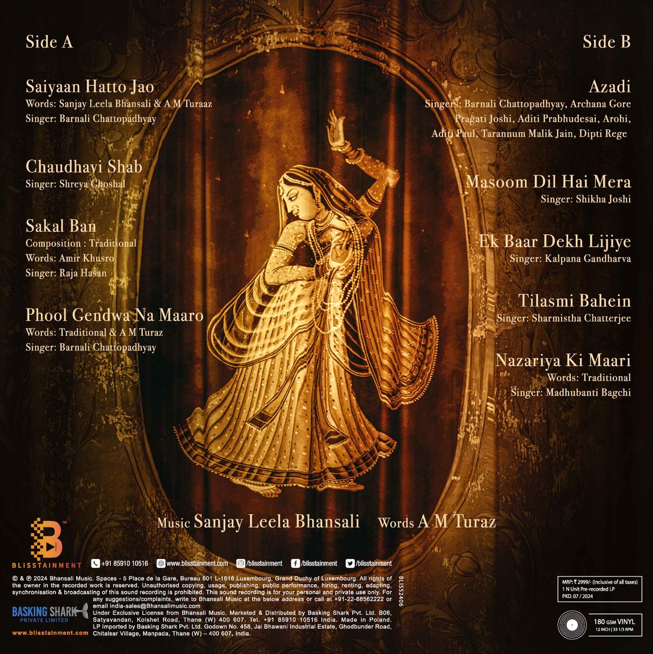 HEERAMANDI - VINYL RECORD - thumbnail 4