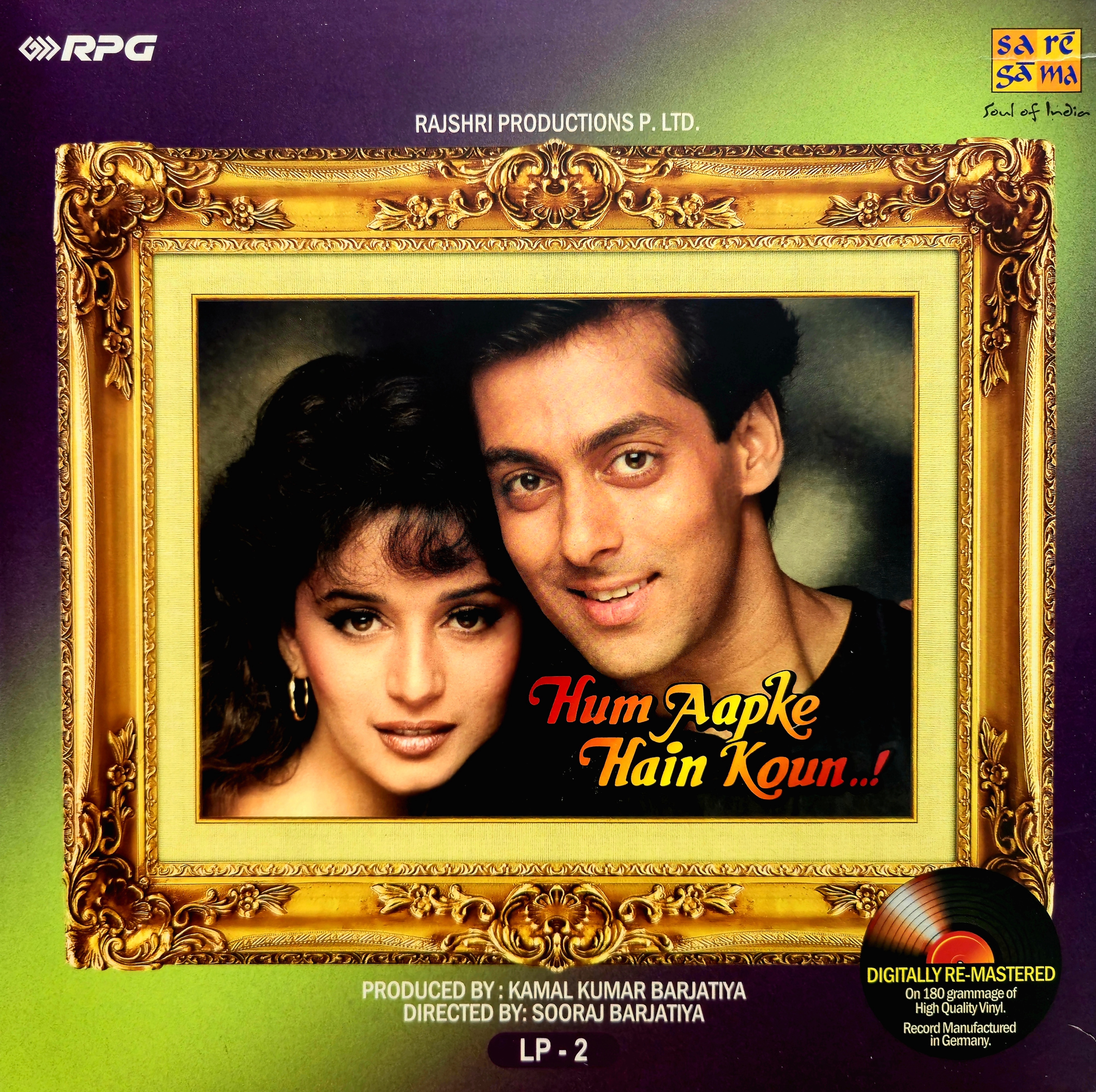 HUM AAPKE HAIN KOUN : 2LP SET - VINYL RECORD ( 1ST EDITION , 2 Covers Bookfold ) - thumbnail 2