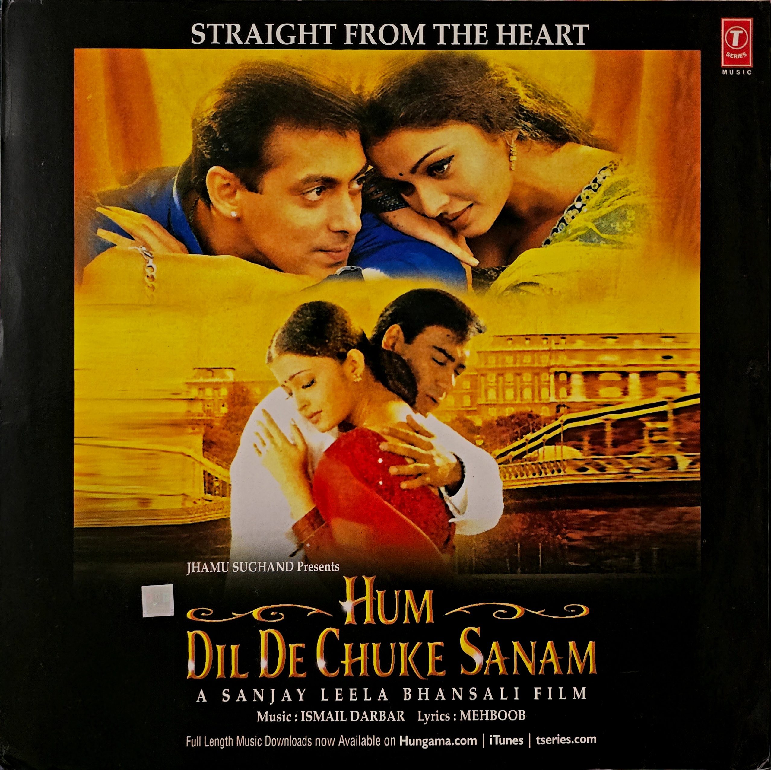 HUM DIL DE CHUKE SANAM - VINYL RECORD ( 1ST EDITION ) - thumbnail 1