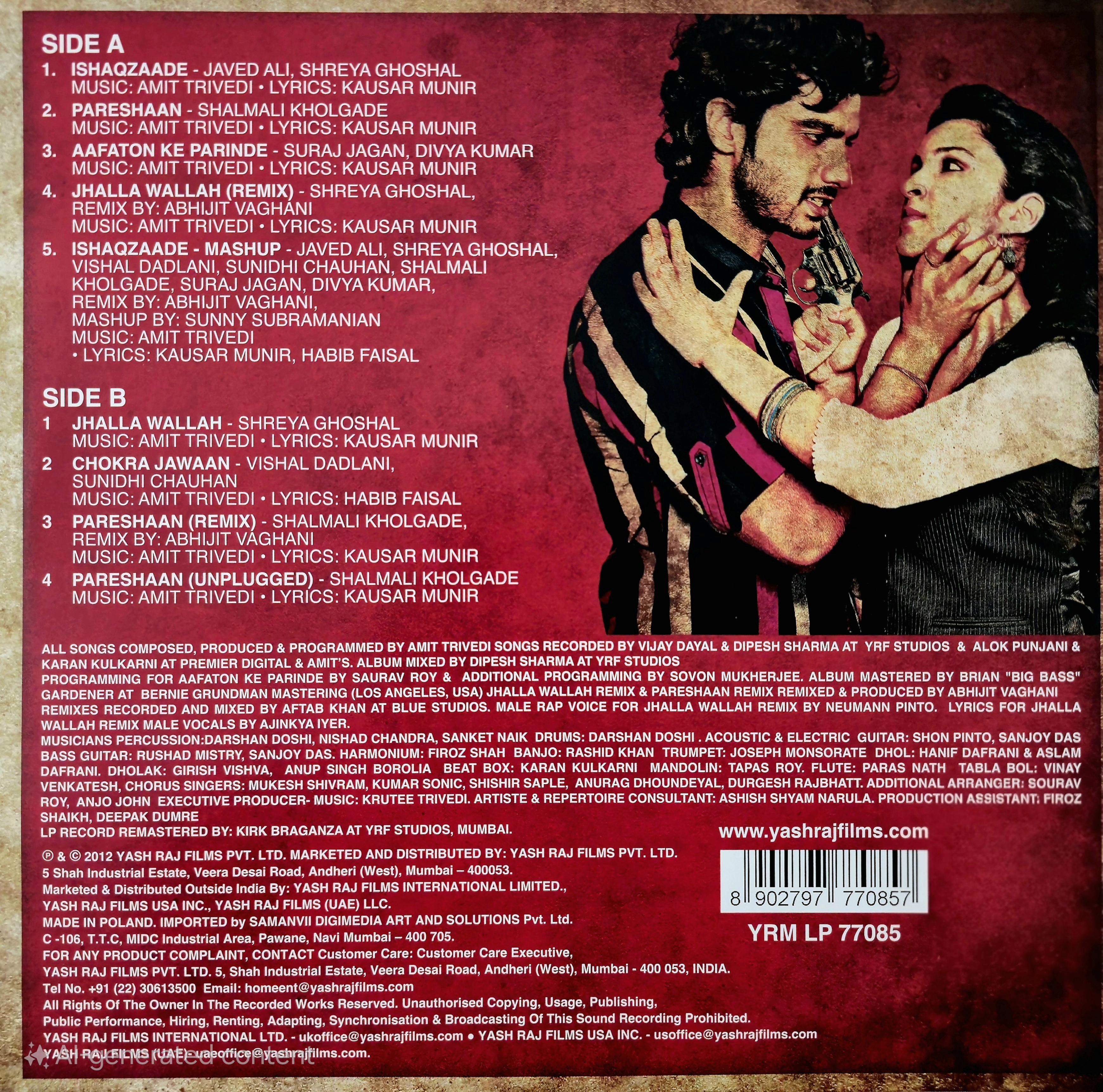 ISHAQZAADE - VINYL RECORD - thumbnail 3