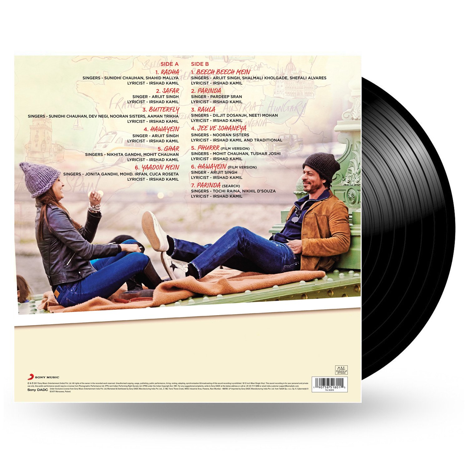JAB HARRY MET SEJAL - VINYL RECORD - thumbnail 2