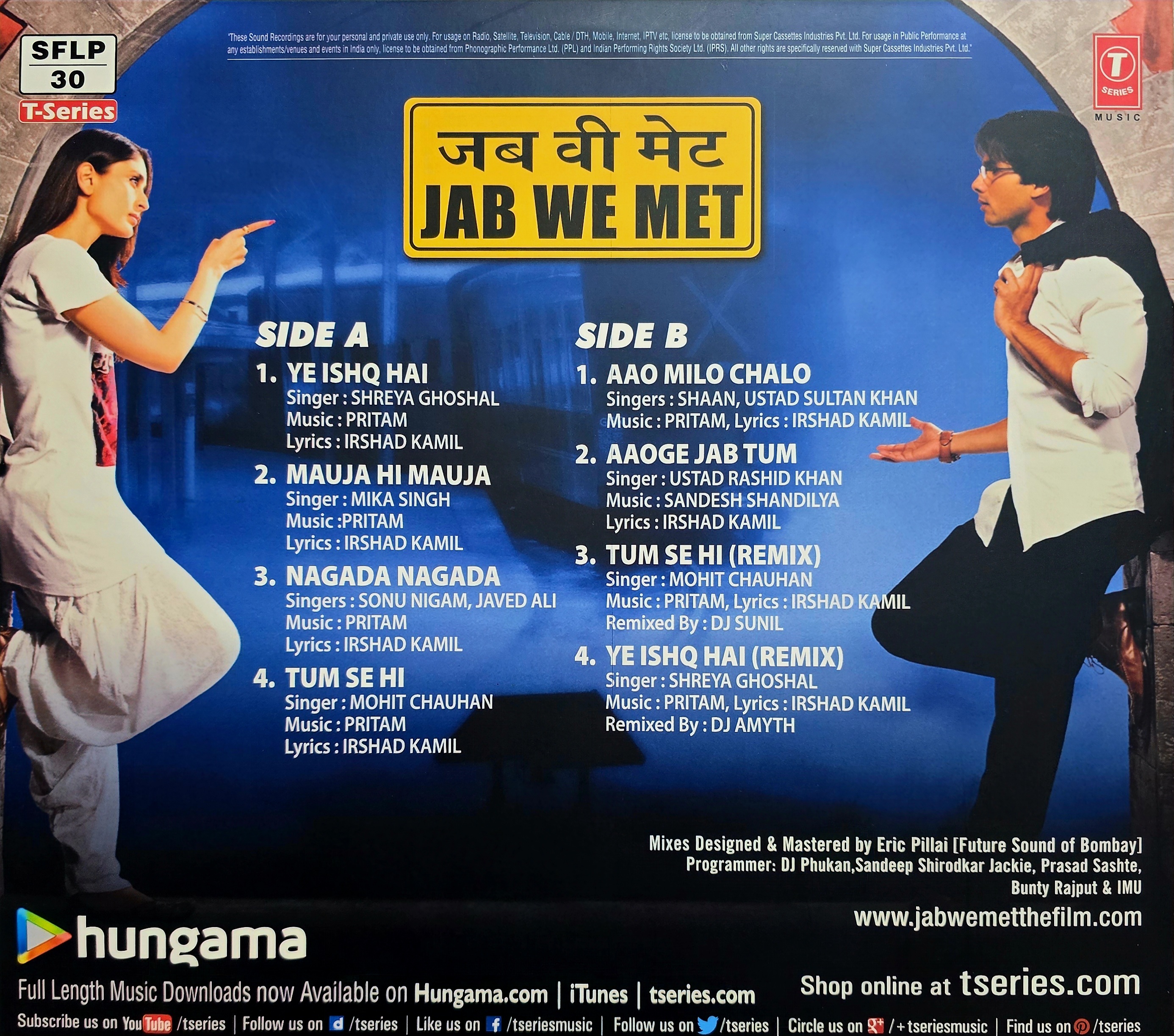 JAB WE MET - VINYL RECORD - thumbnail 2