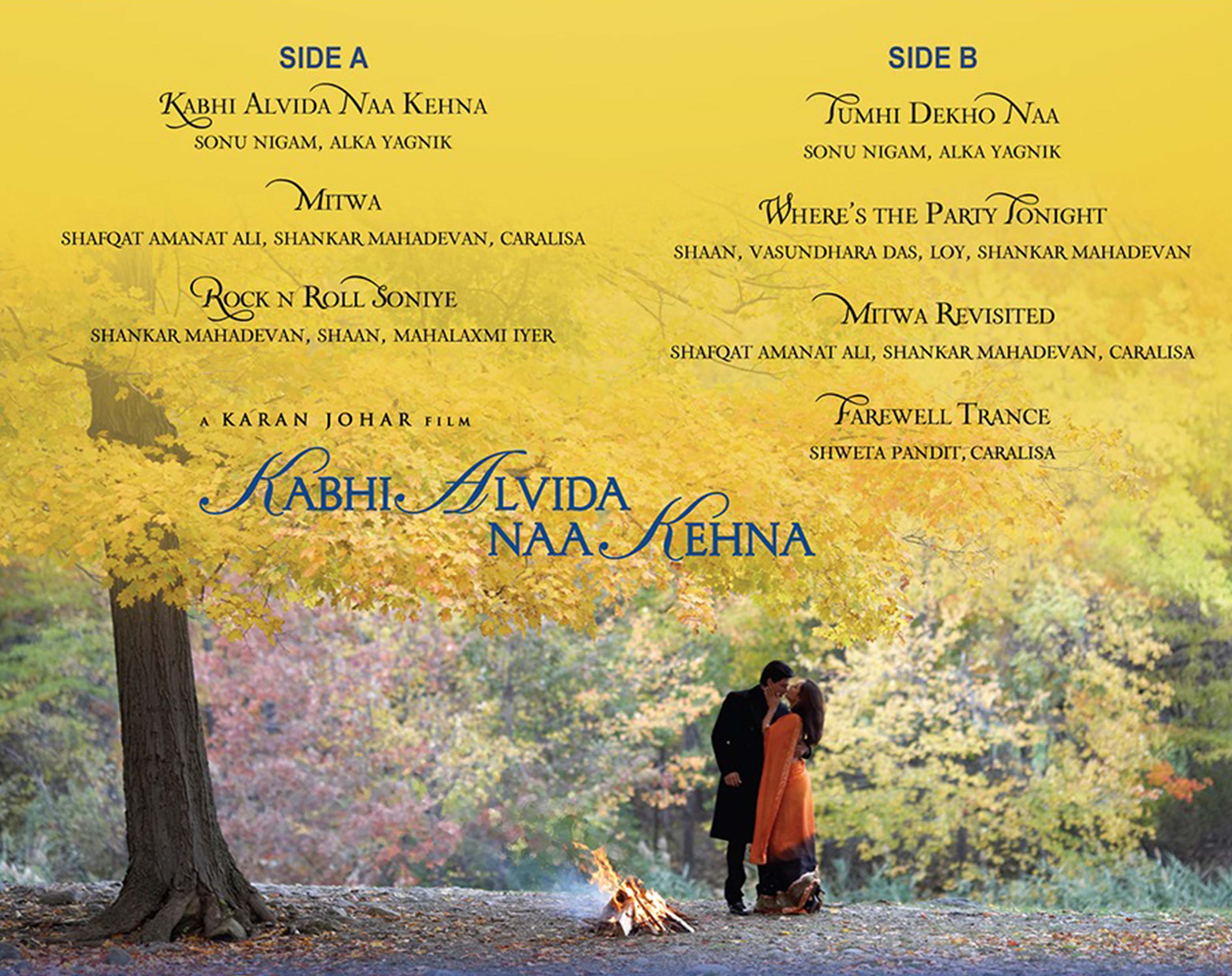 KABHI ALVIDA NAA KEHNA - VINYL RECORD - thumbnail 4