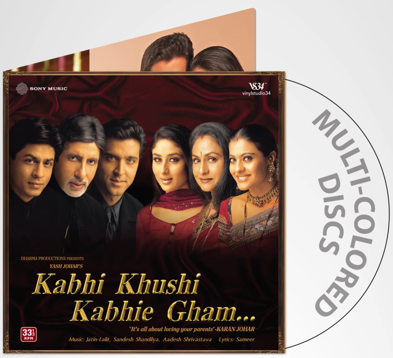 KABHI KHUSHI KABHIE GHAM - VINYL RECORD  - thumbnail 2