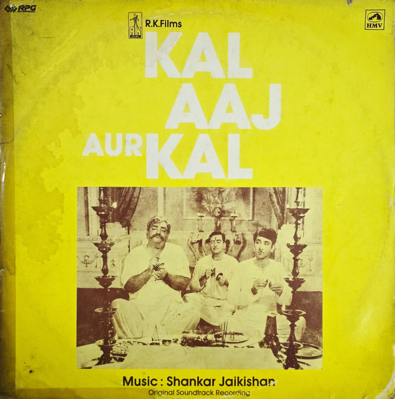 KAL AAJ AUR KAL - LP RECORD ( HMV / NEAR MINT ) HFLP 3634 - thumbnail 1