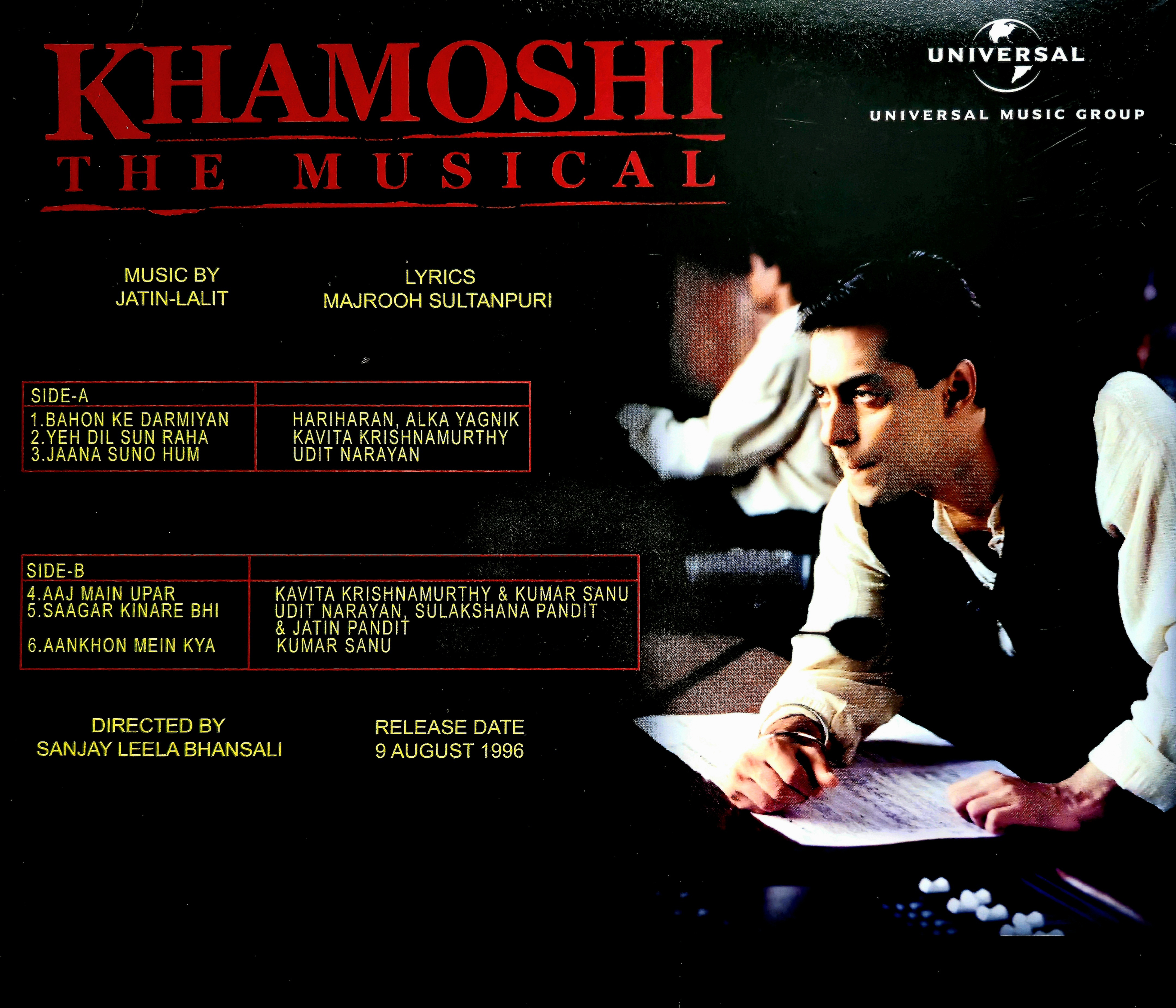 KHAMOSHI THE MUSICAL - VINYL RECORD ( 1ST EDITION ) - thumbnail 2