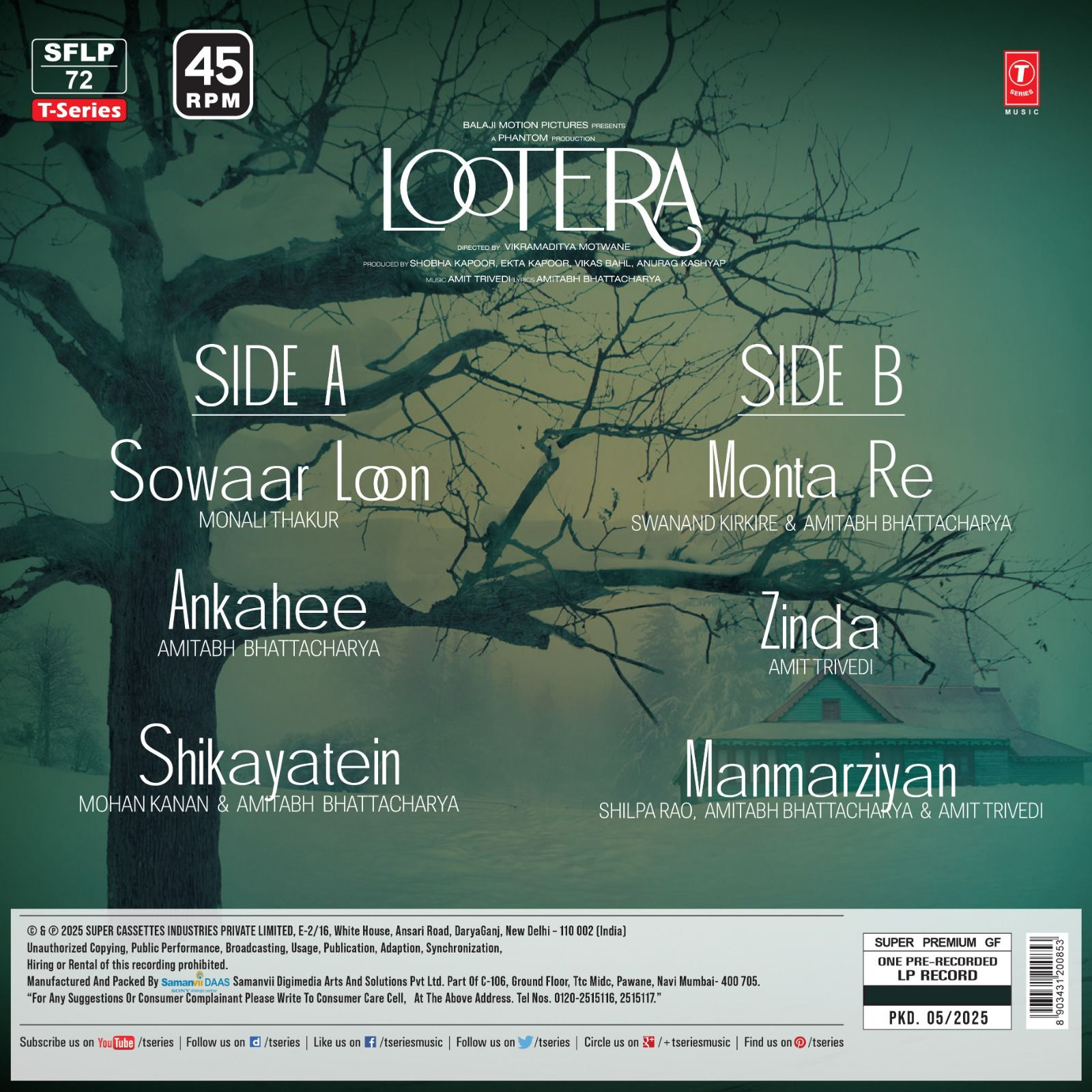 LOOTERA - VINYL RECORD - thumbnail 4