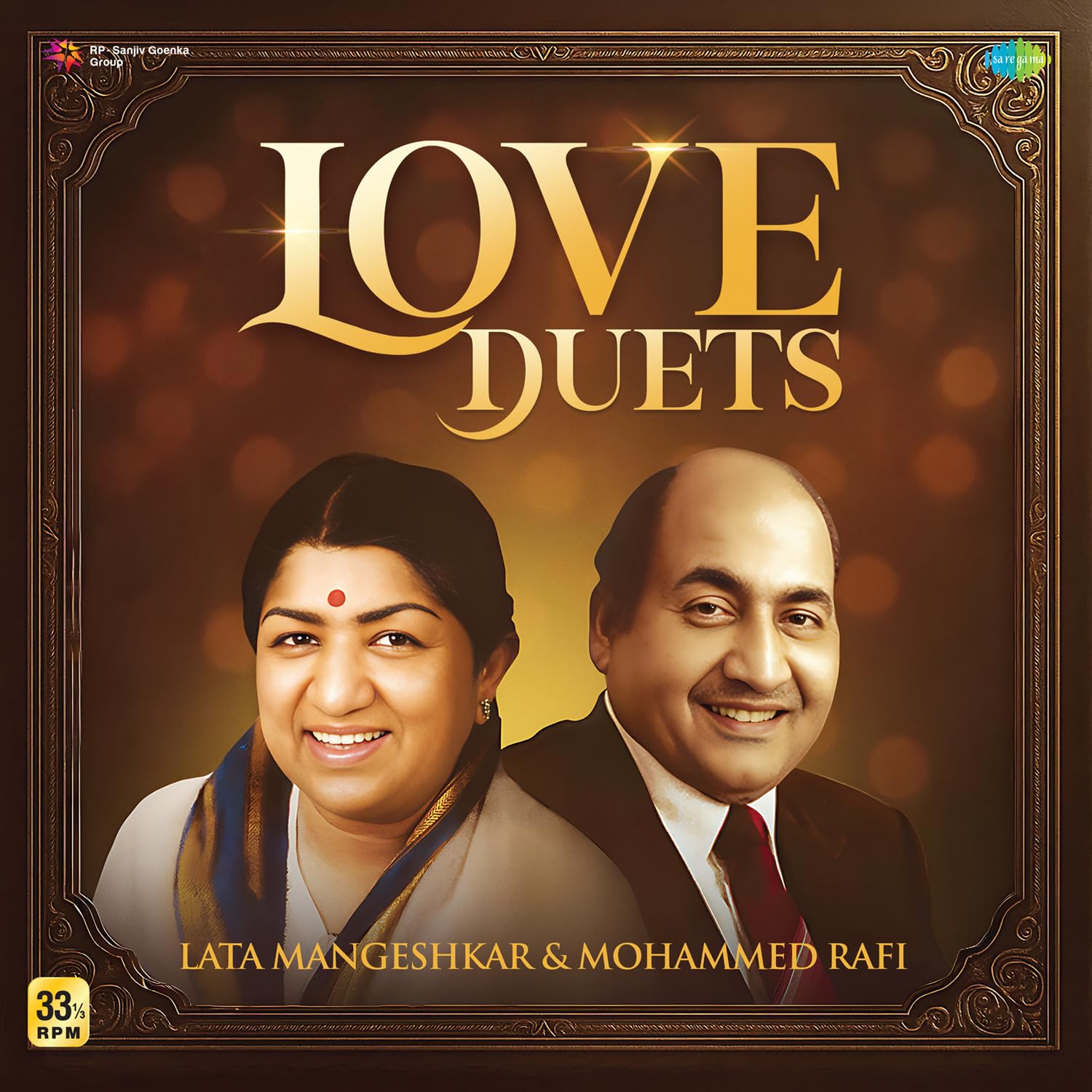 LOVE DUETS : LATA MANGESHKAR & MOHAMMED RAFI - VINYL RECORD - thumbnail 1