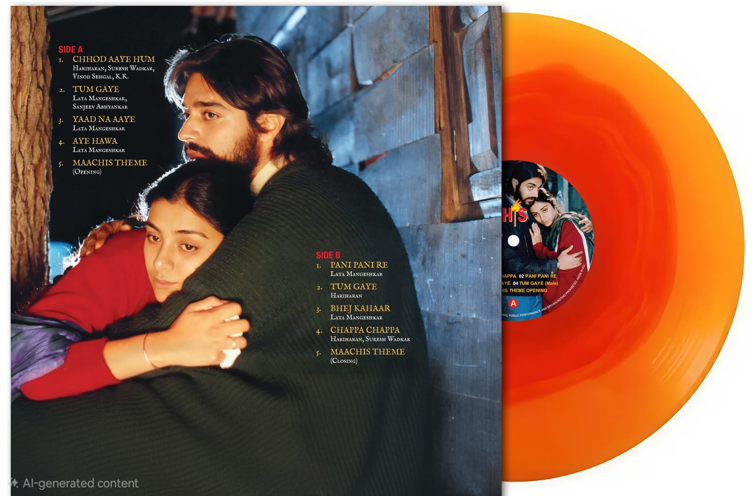 MAACHIS - VINYL RECORD ( TRIPLE FOLD COVER / COLOUR VINYL ) PRE BOOK - thumbnail 6