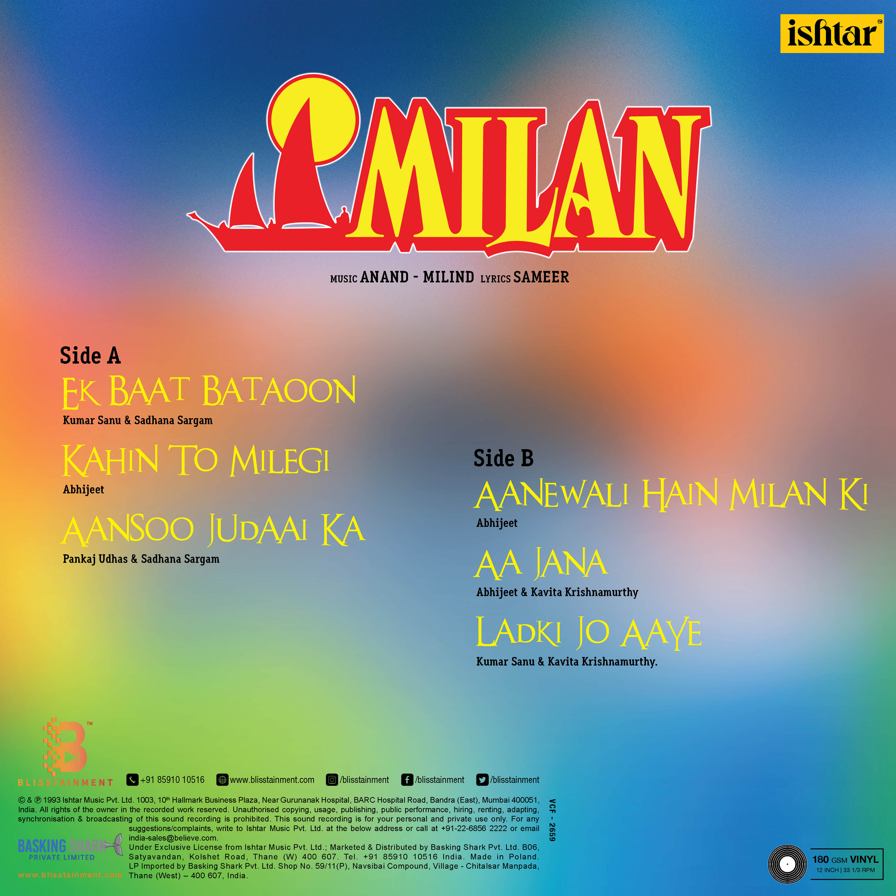 MILAN - VINYL RECORD - thumbnail 3