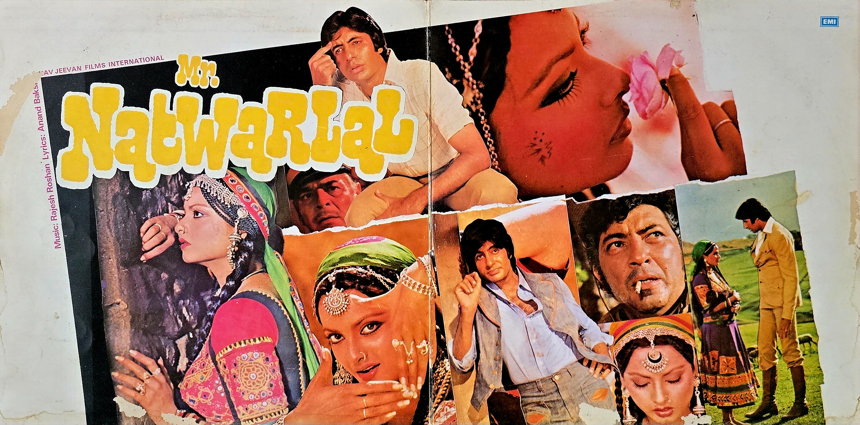 MR NATWARLAL - VINYL RECORD ( HMV / 95% / BOOKFOLD COVER ) PEASD. 2023 - thumbnail 2