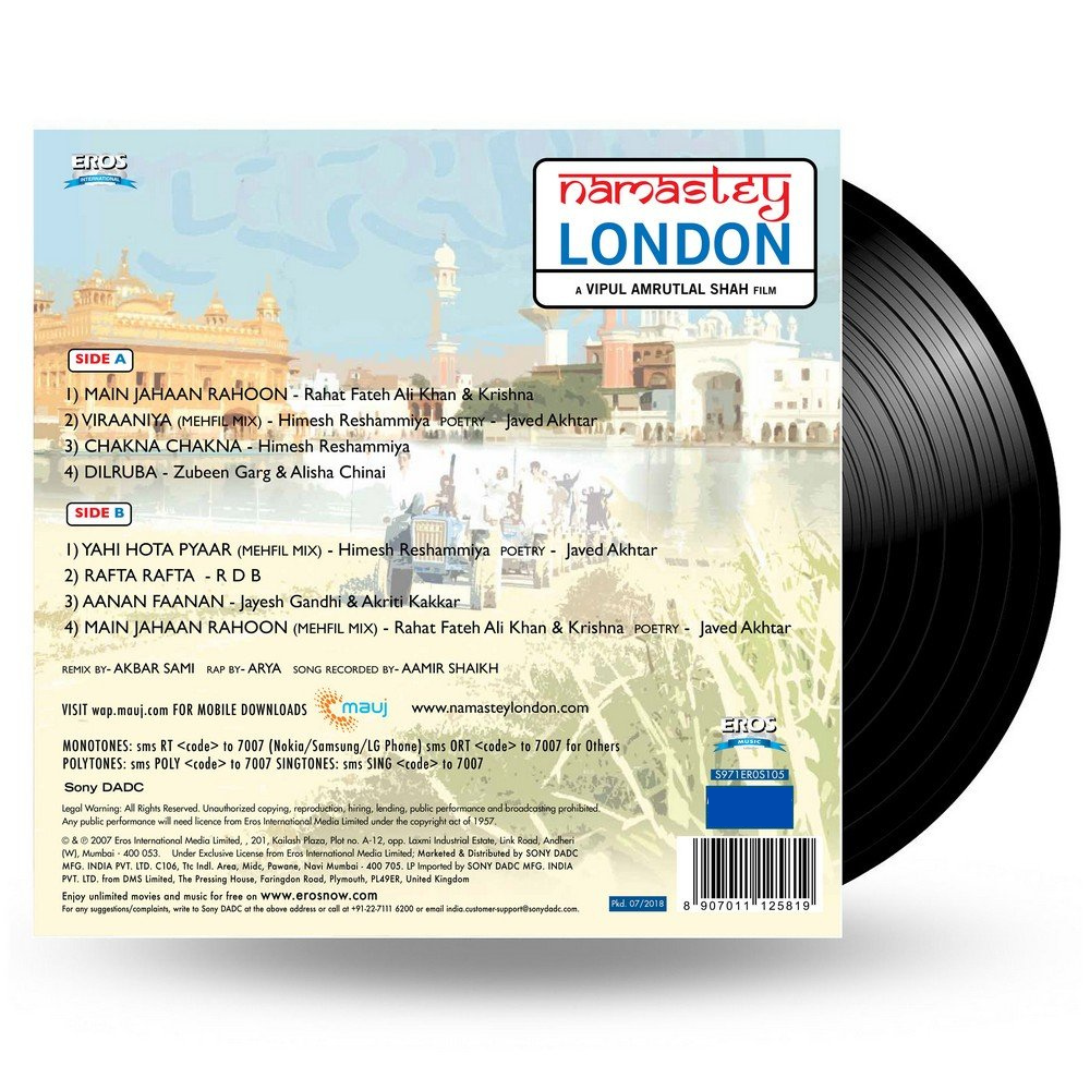 NAMASTEY LONDON - VINYL RECORD - thumbnail 2