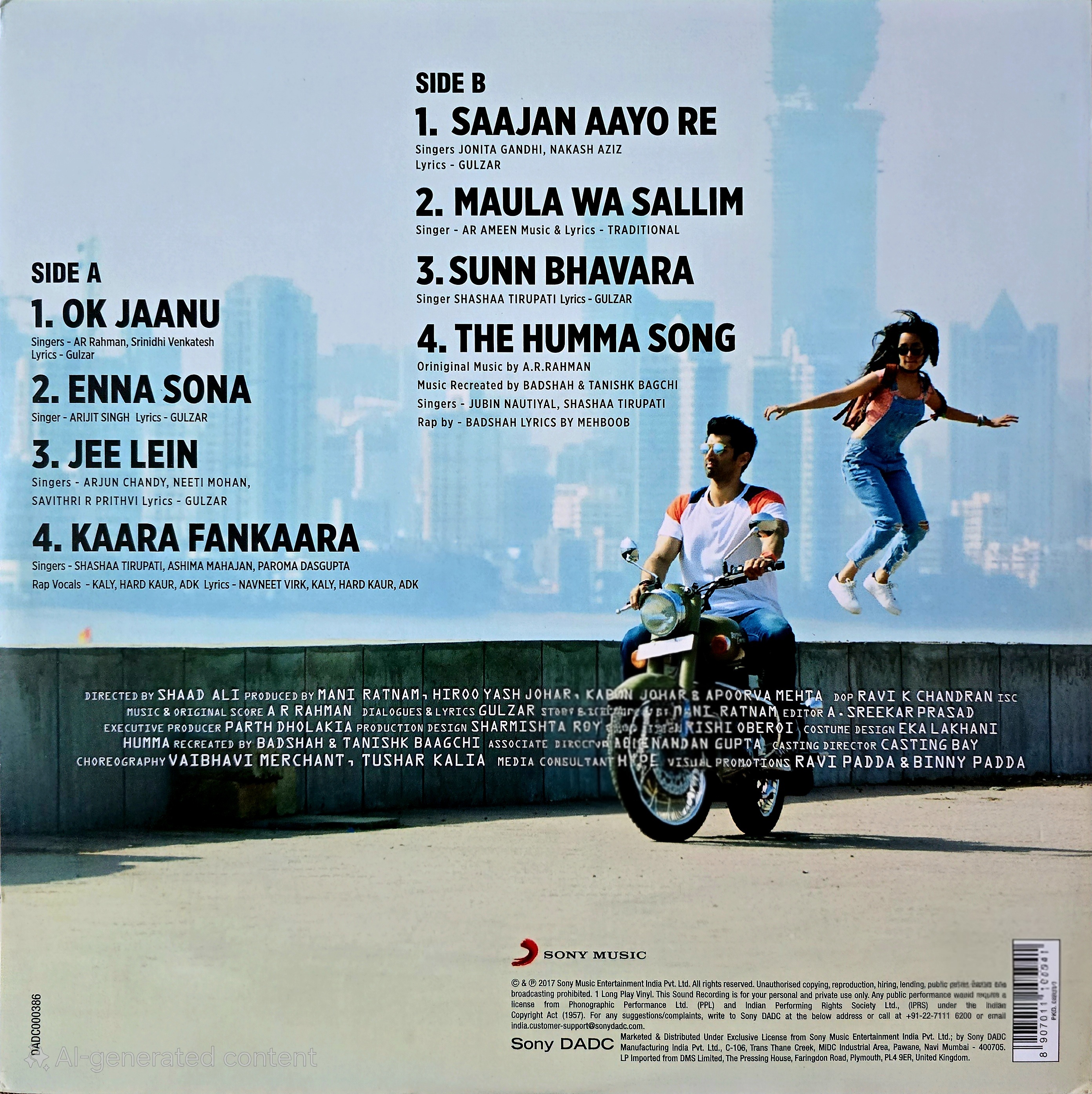 OK JAANU - VINYL RECORD - thumbnail 2