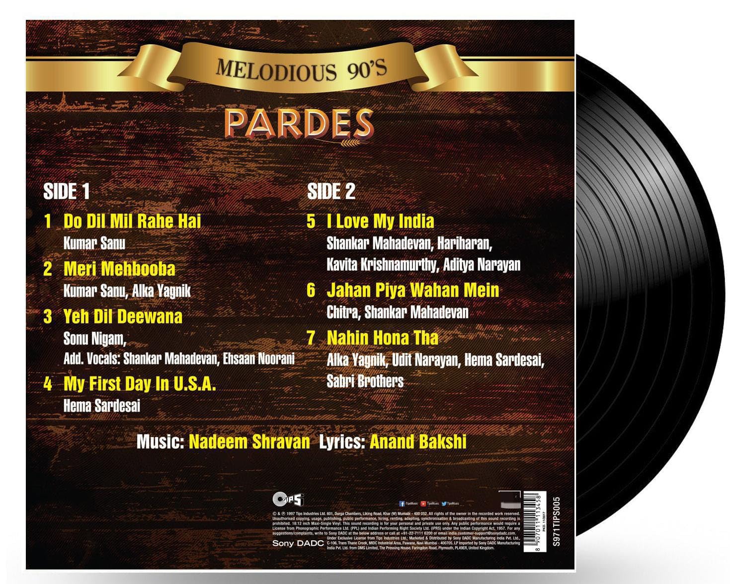 PARDES - VINYL RECORD ( 1ST EDITION ) - thumbnail 3