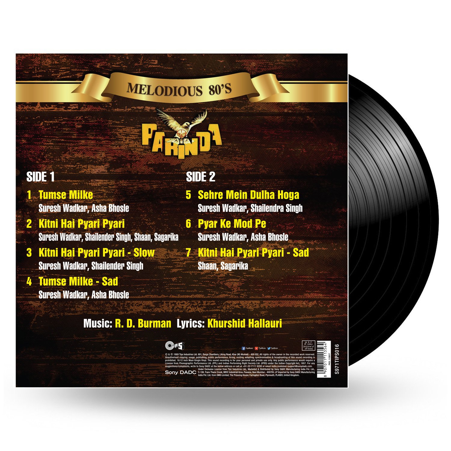 PARINDA - VINYL RECORD - thumbnail 2