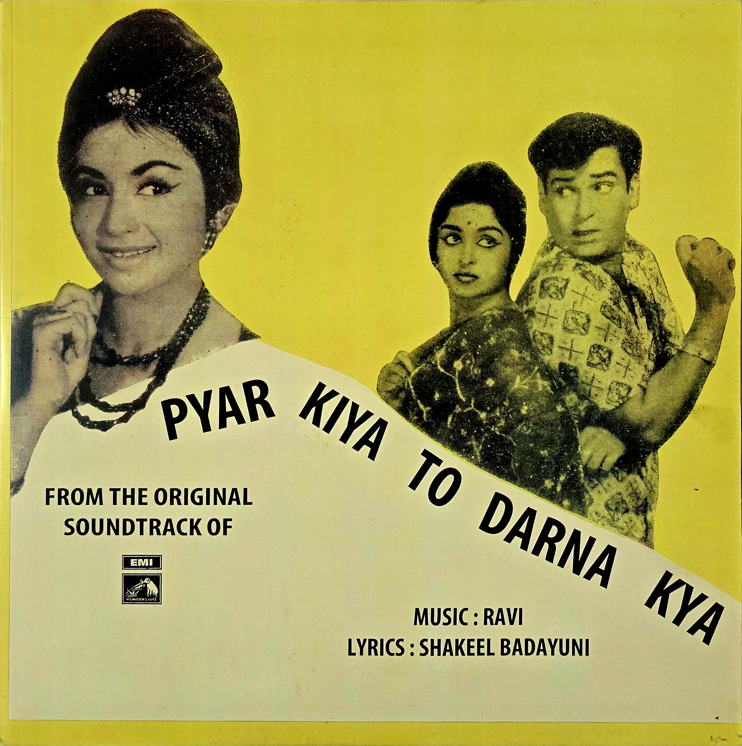 PYAAR KIYA TO DARNA KYA - LP RECORD ( HMV / 95% ) HFLP 3656 - thumbnail 1