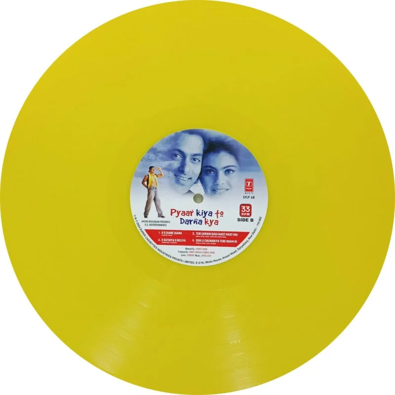 PYAAR KIYA TO DARNA KYA - VINYL RECORD ( YELLOW ) - thumbnail 3