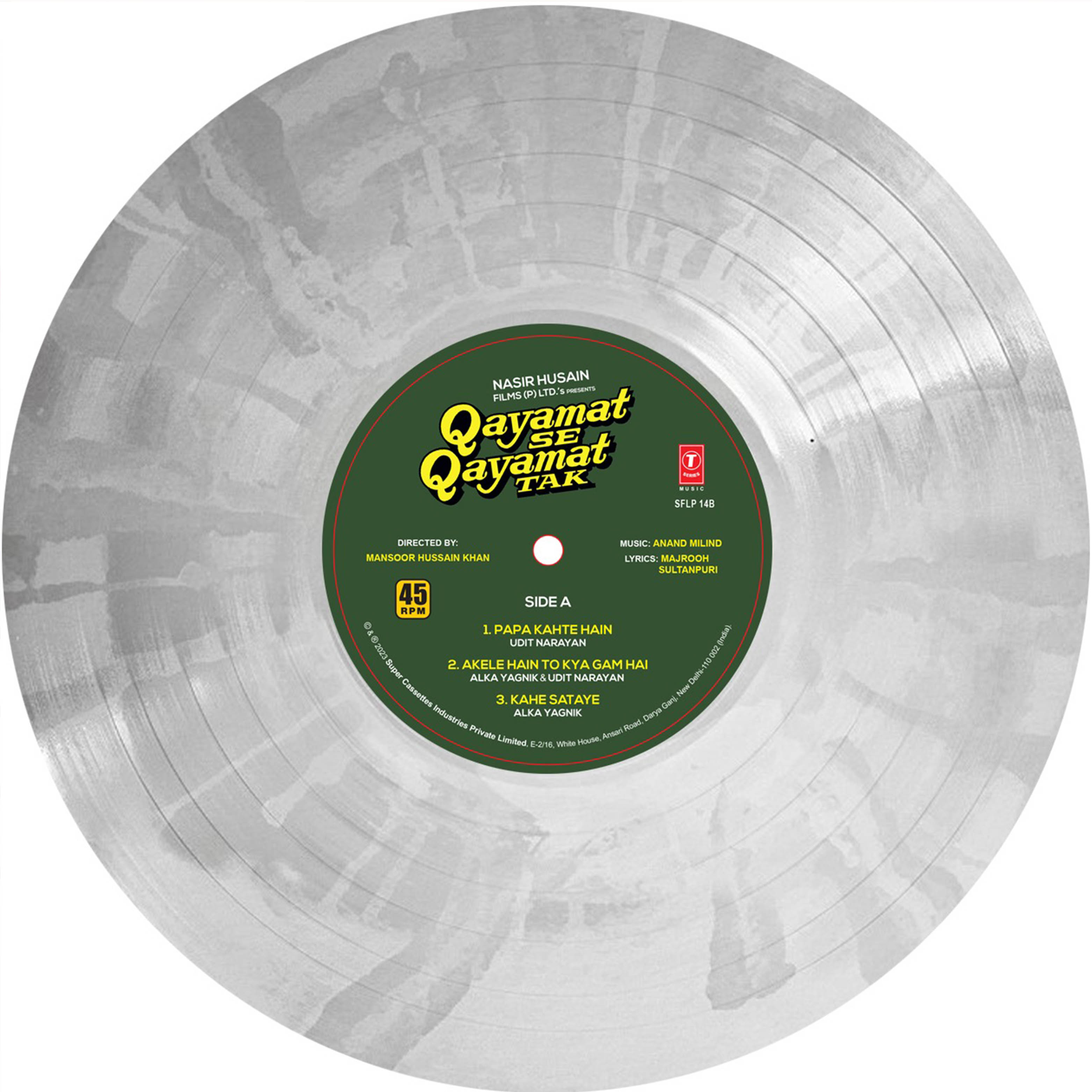 QAYAMAT SE QAYAMAT TAK - VINYL RECORD ( 3RD EDITION / TRANSPARENT ) - thumbnail 2