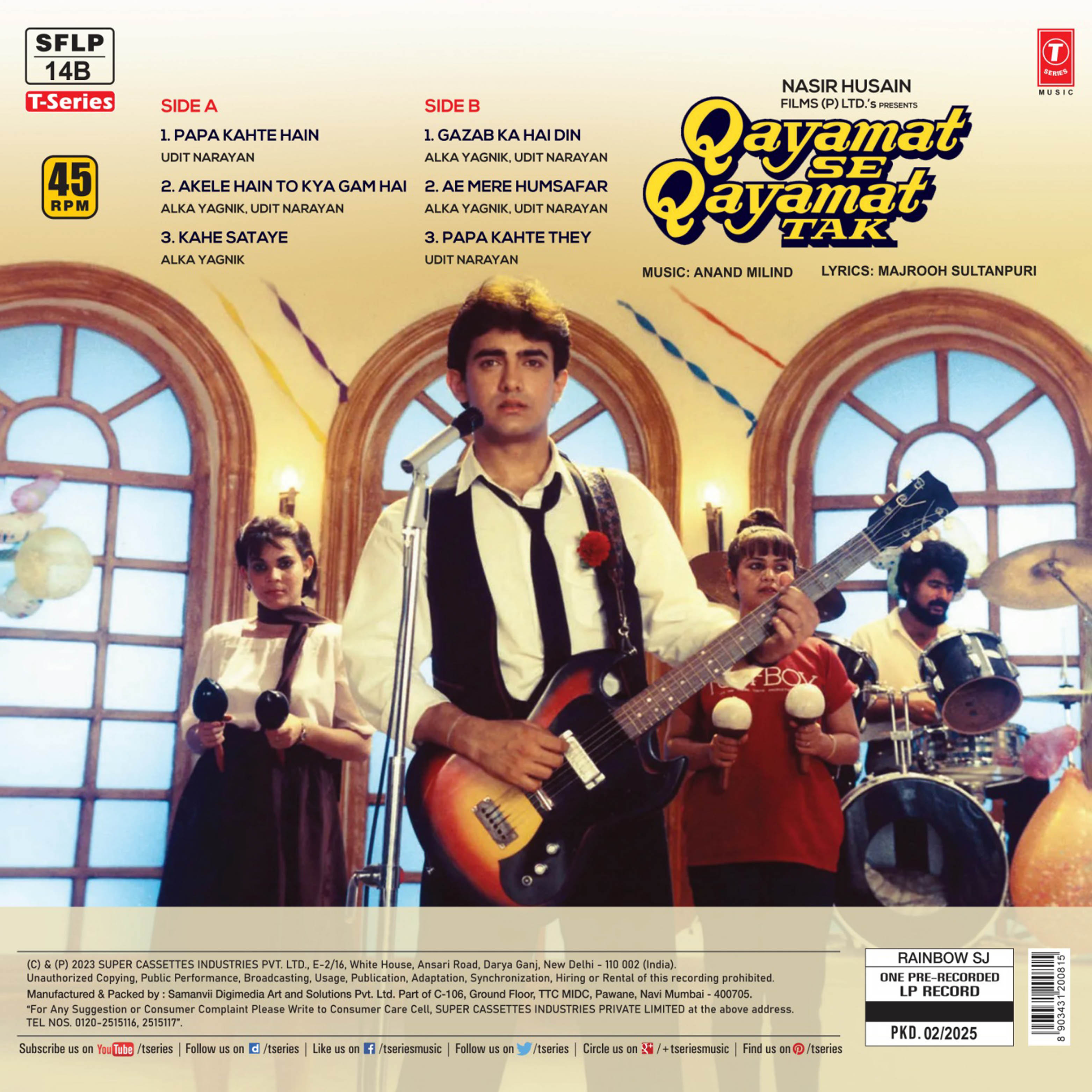 QAYAMAT SE QAYAMAT TAK - VINYL RECORD ( LIMITED EDITION / PINK / ONLY 20 PIECES PRESSED ) - thumbnail 3