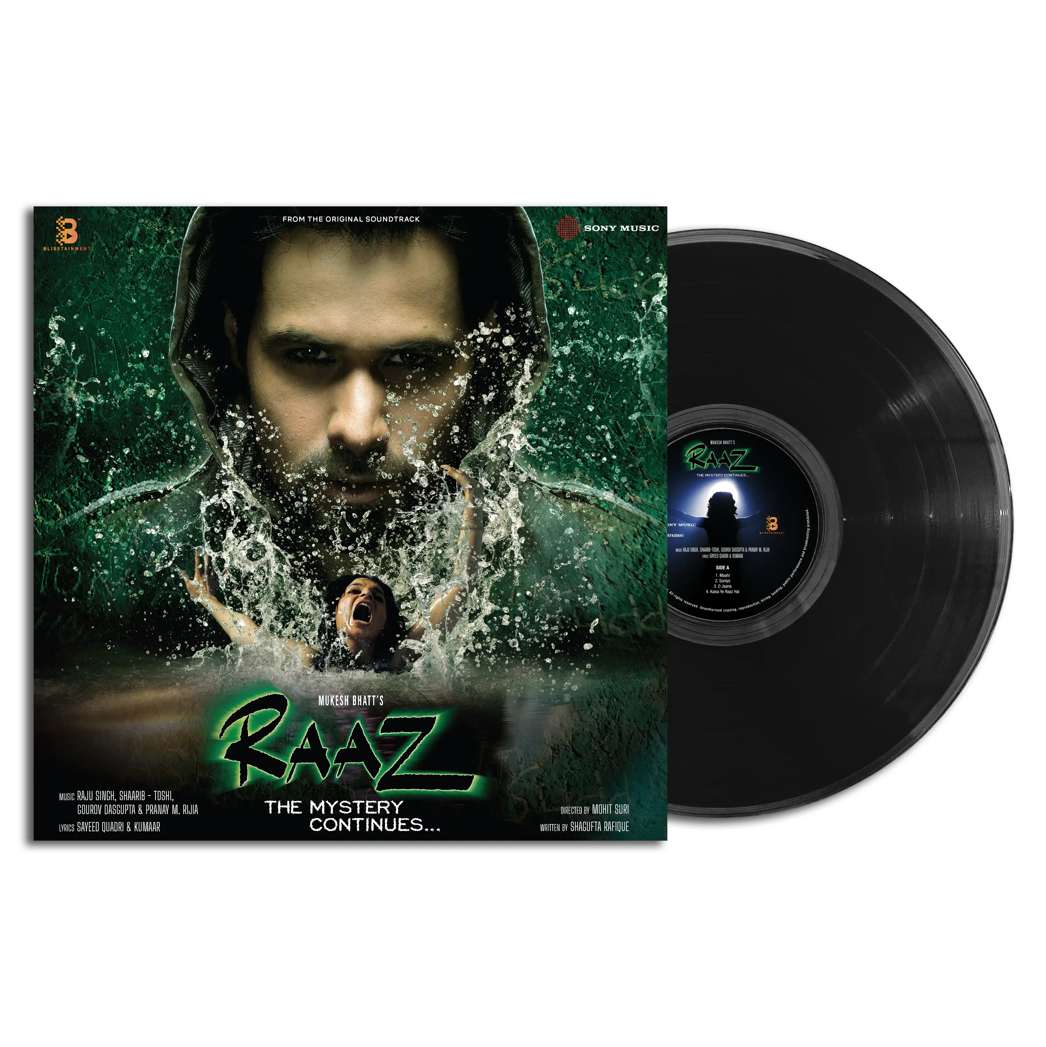 RAAZ : THE MYSTERY CONTINUES - VINYL RECORD - thumbnail 1