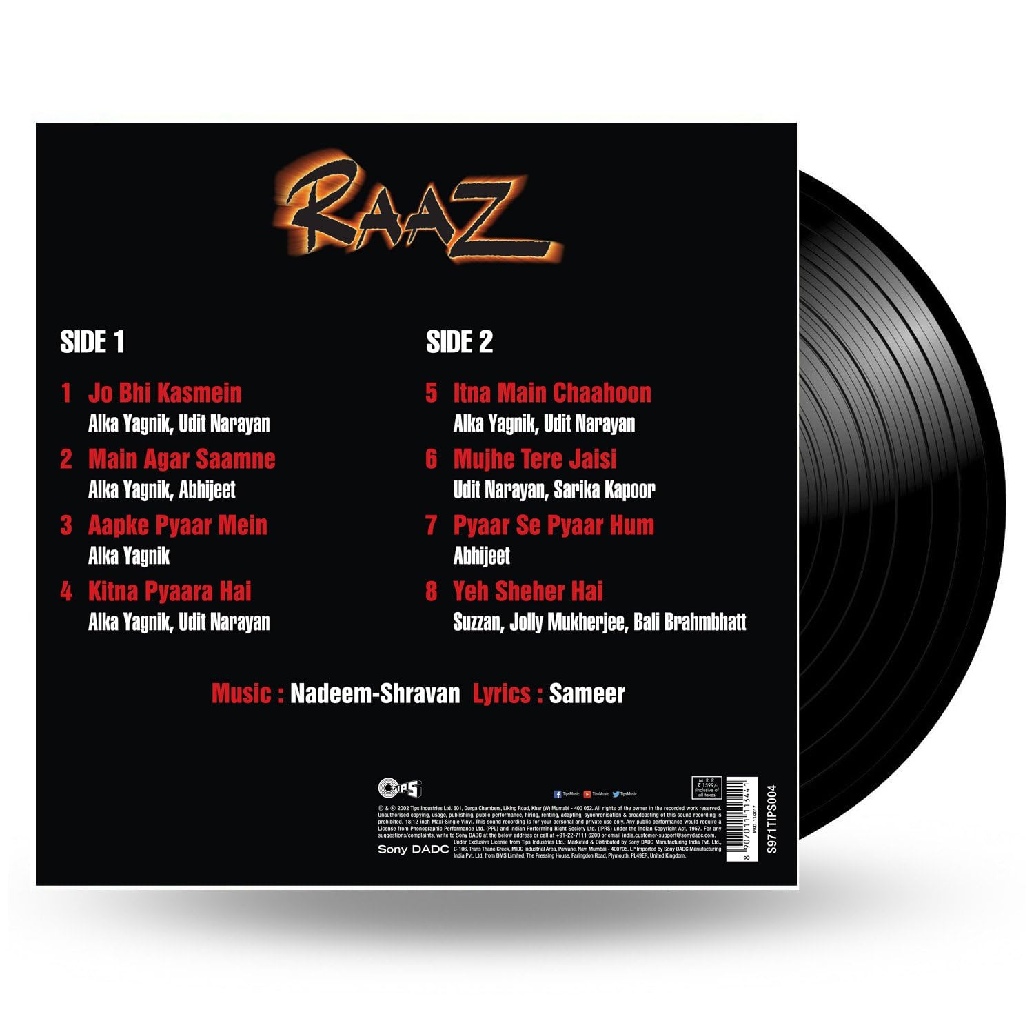 RAAZ - VINYL RECORD - thumbnail 2