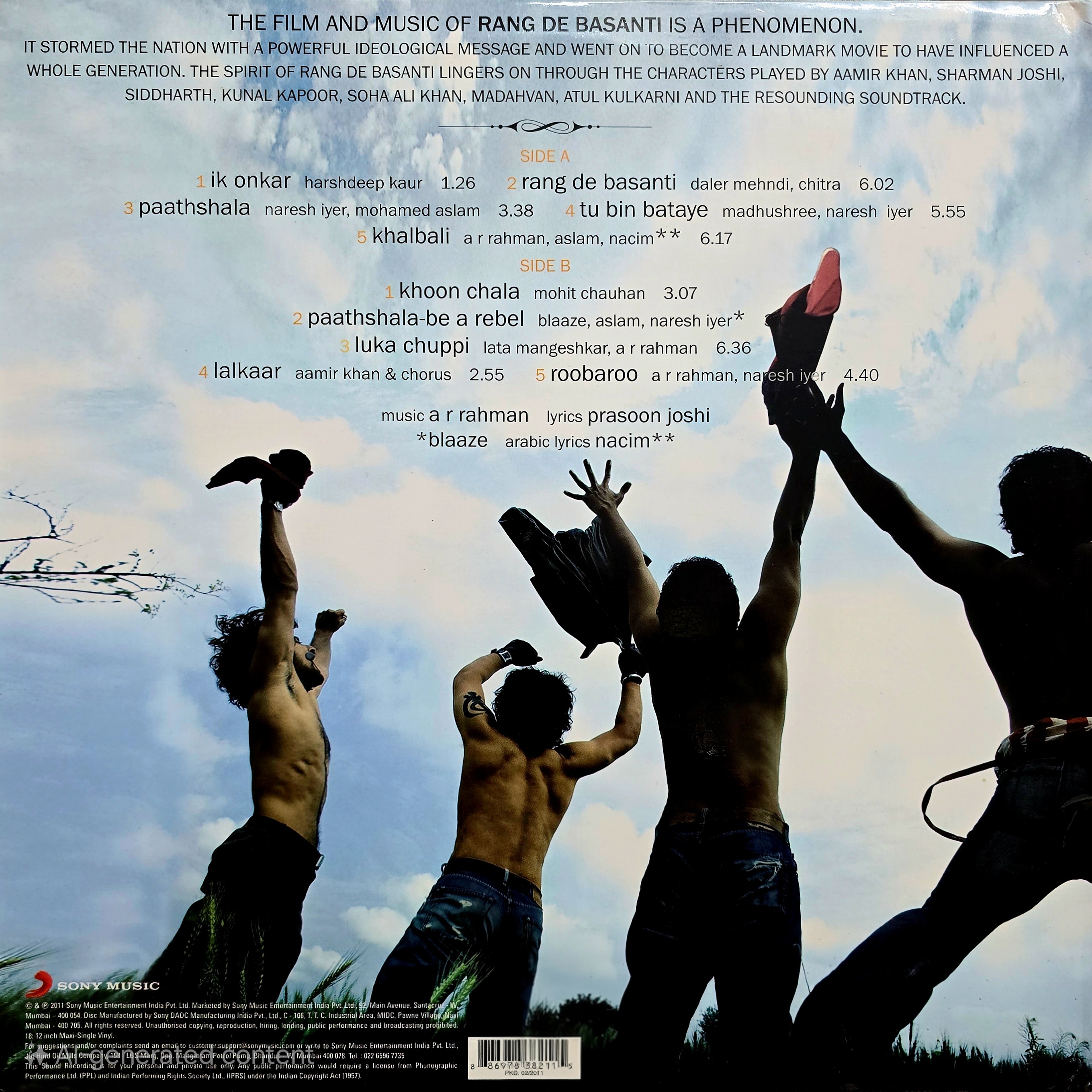 RANG DE BASANTI - VINYL RECORD ( 1ST EDITION ) - thumbnail 3