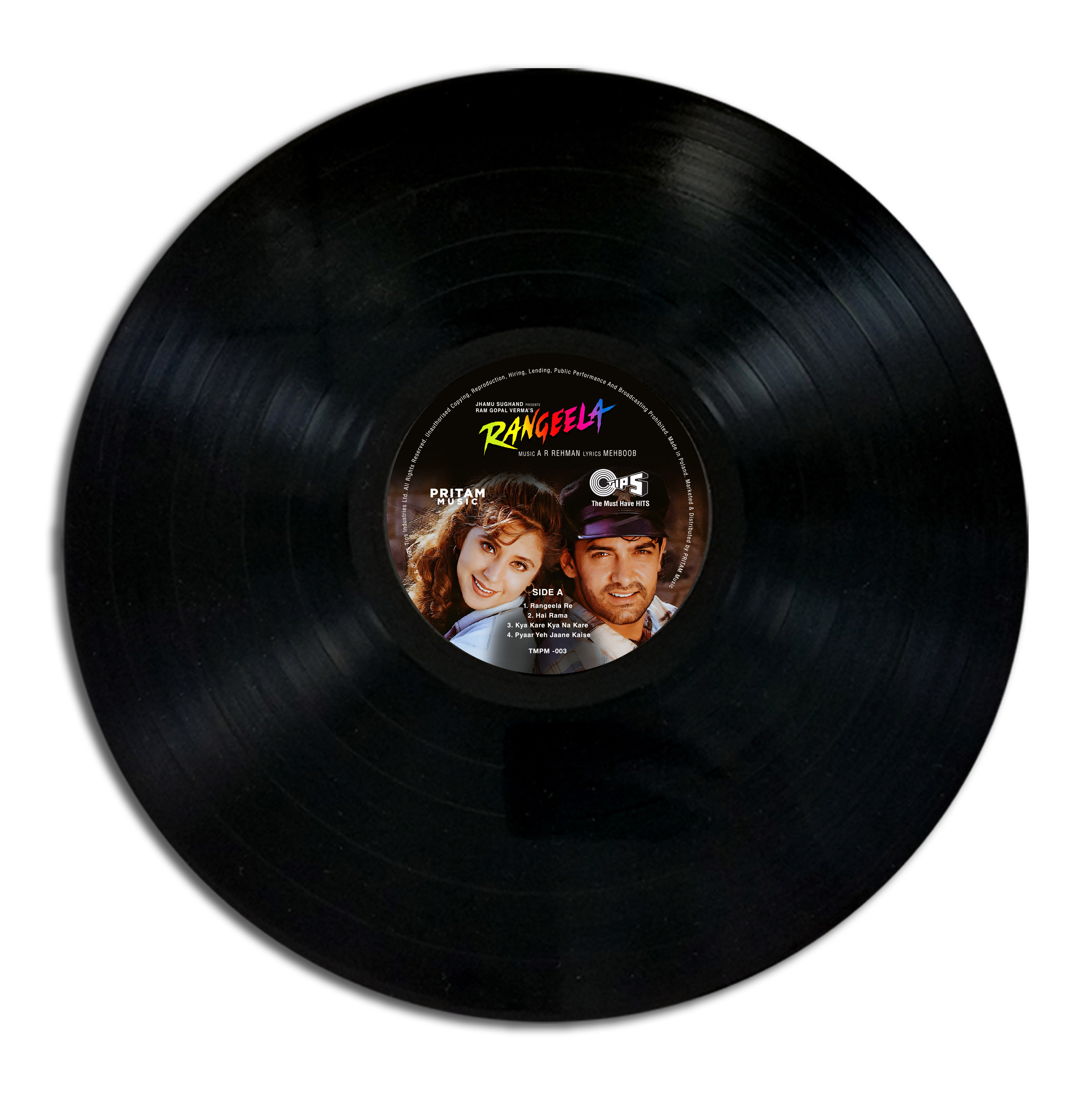 RANGEELA - VINYL RECORD - thumbnail 3