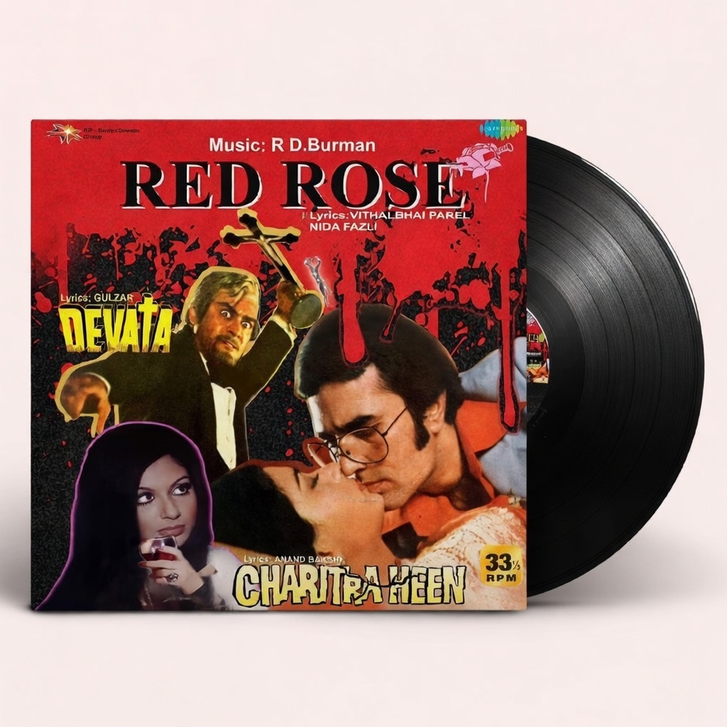 RED ROSE / DEVATA / CHARITRA HEEN - VINYL RECORD ( PRE BOOK ) - thumbnail 1